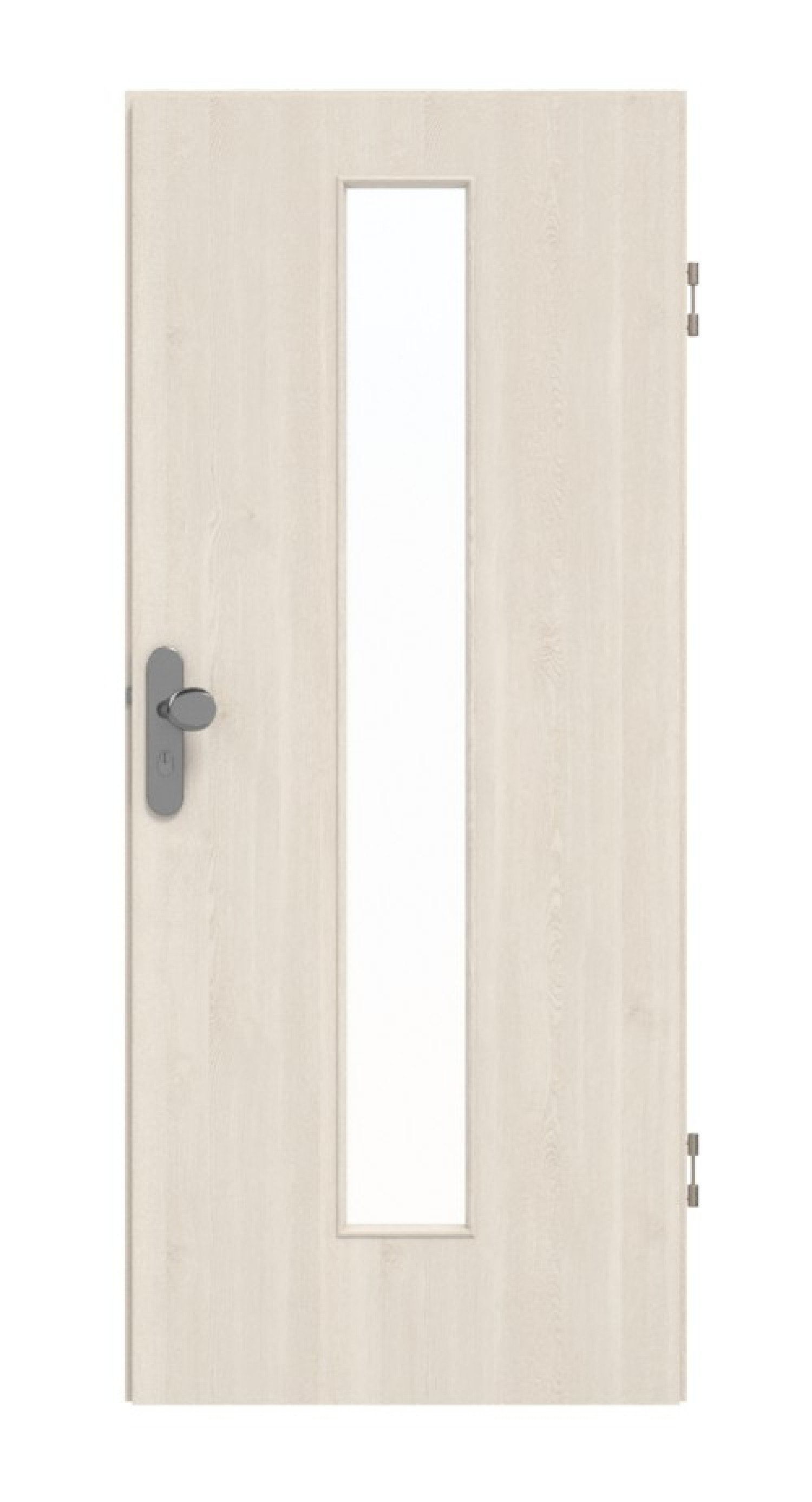 GARANT Wohnungseingangstür Authentic Perl GCK08 mit Lichtausschnitt LA-4 mittig
