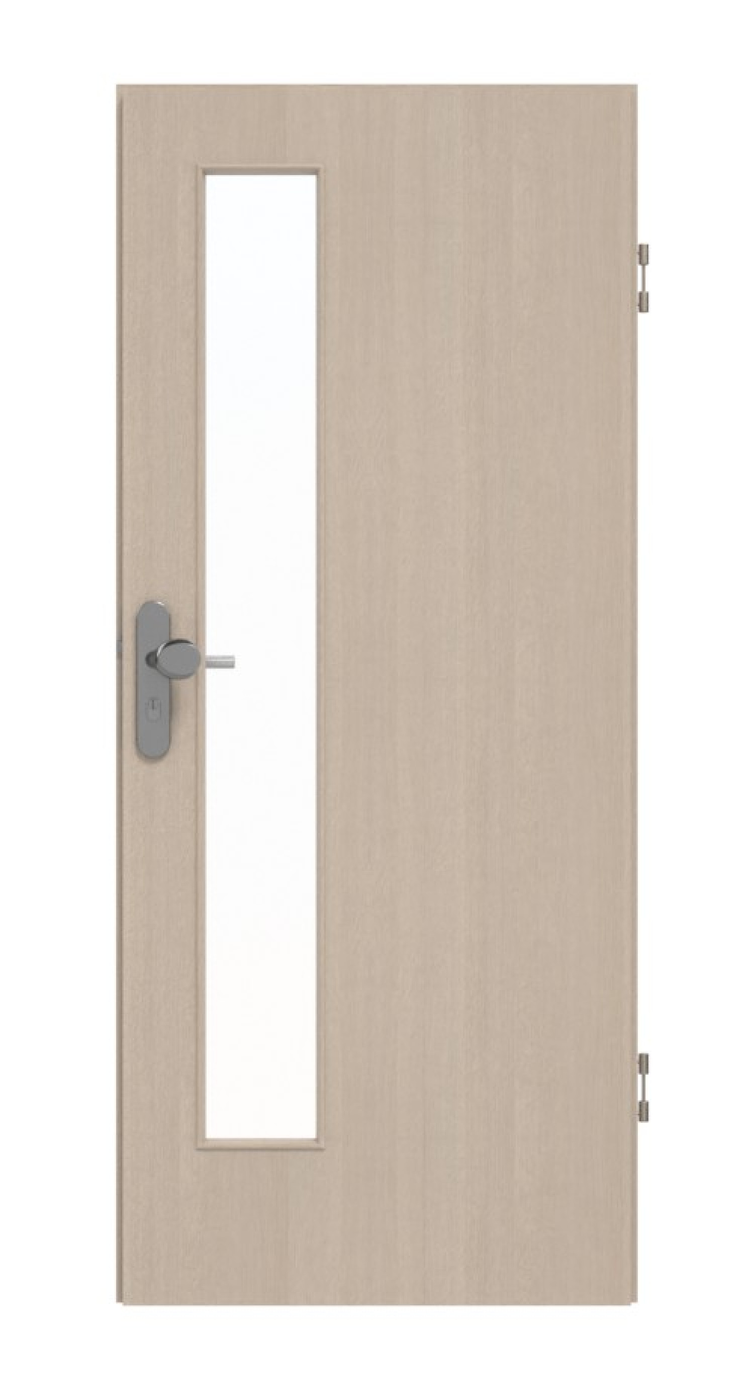 GARANT Wohnungseingangstür Authentic Akazie GCK08 mit Lichtausschnitt LA-4 schlossseitig