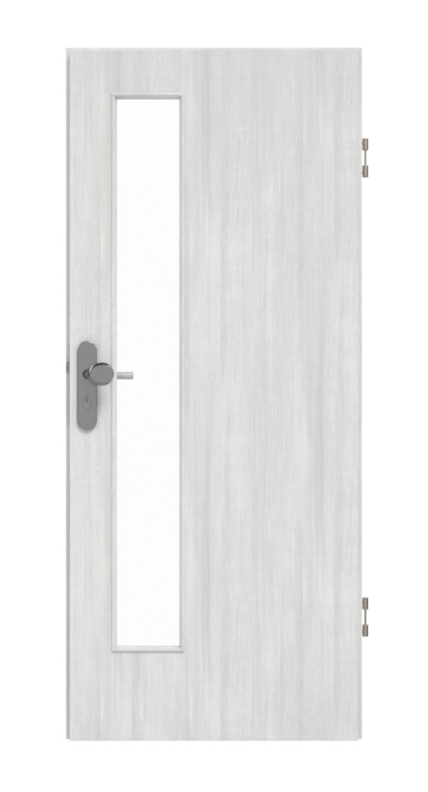 GARANT Wohnungseingangstür Authentic Grigio CePaL mit Lichtausschnitt LA-4 schlossseitig