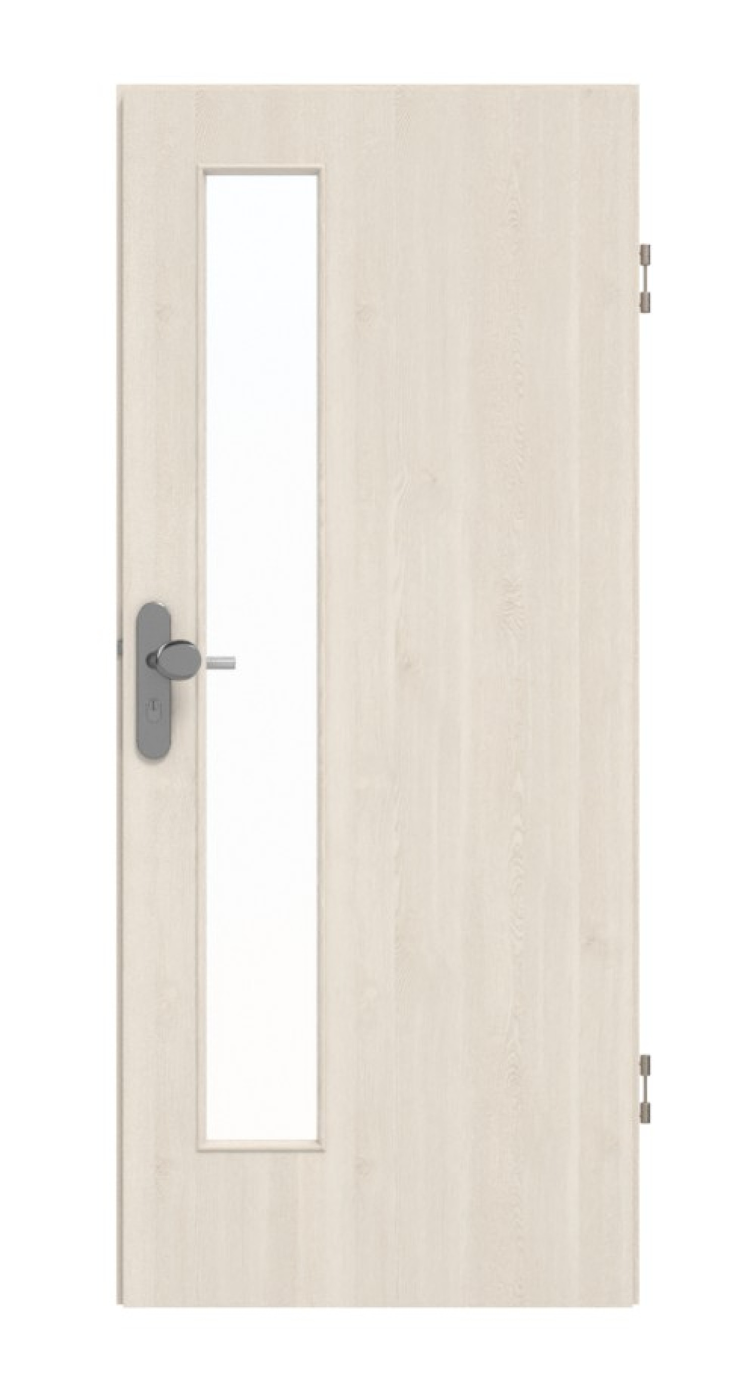 GARANT Wohnungseingangstür Authentic Perl GCK08 mit Lichtausschnitt LA-4 schlossseitig