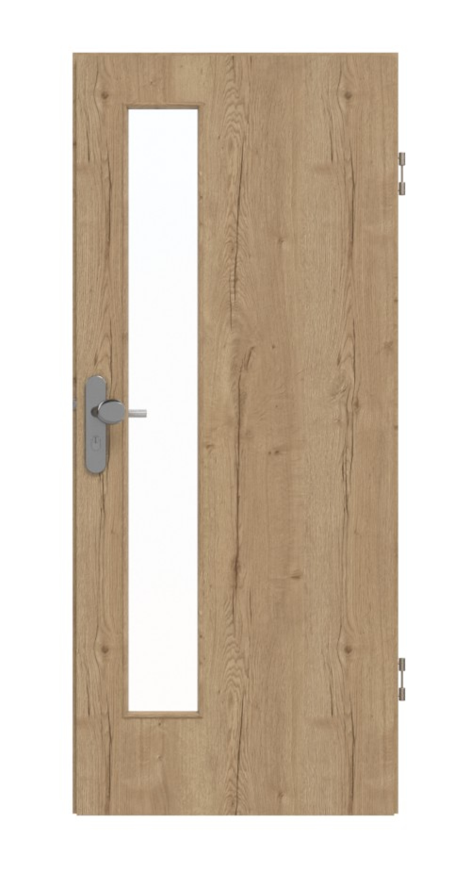 GARANT Wohnungseingangstür Authentic Risseiche GCK08 mit Lichtausschnitt LA-4 schlossseitig
