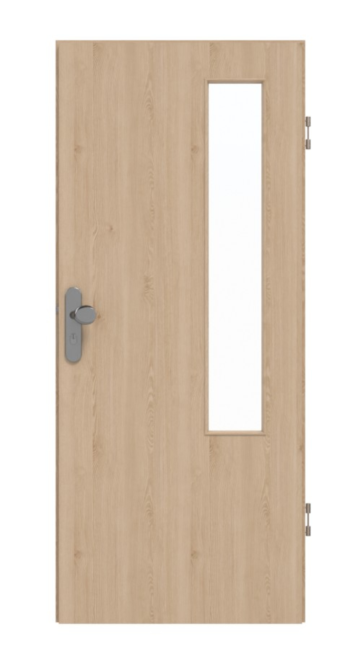 GARANT Wohnungseingangstür Authentic Achat GCK08 mit Lichtausschnitt LA-5 bandseitig