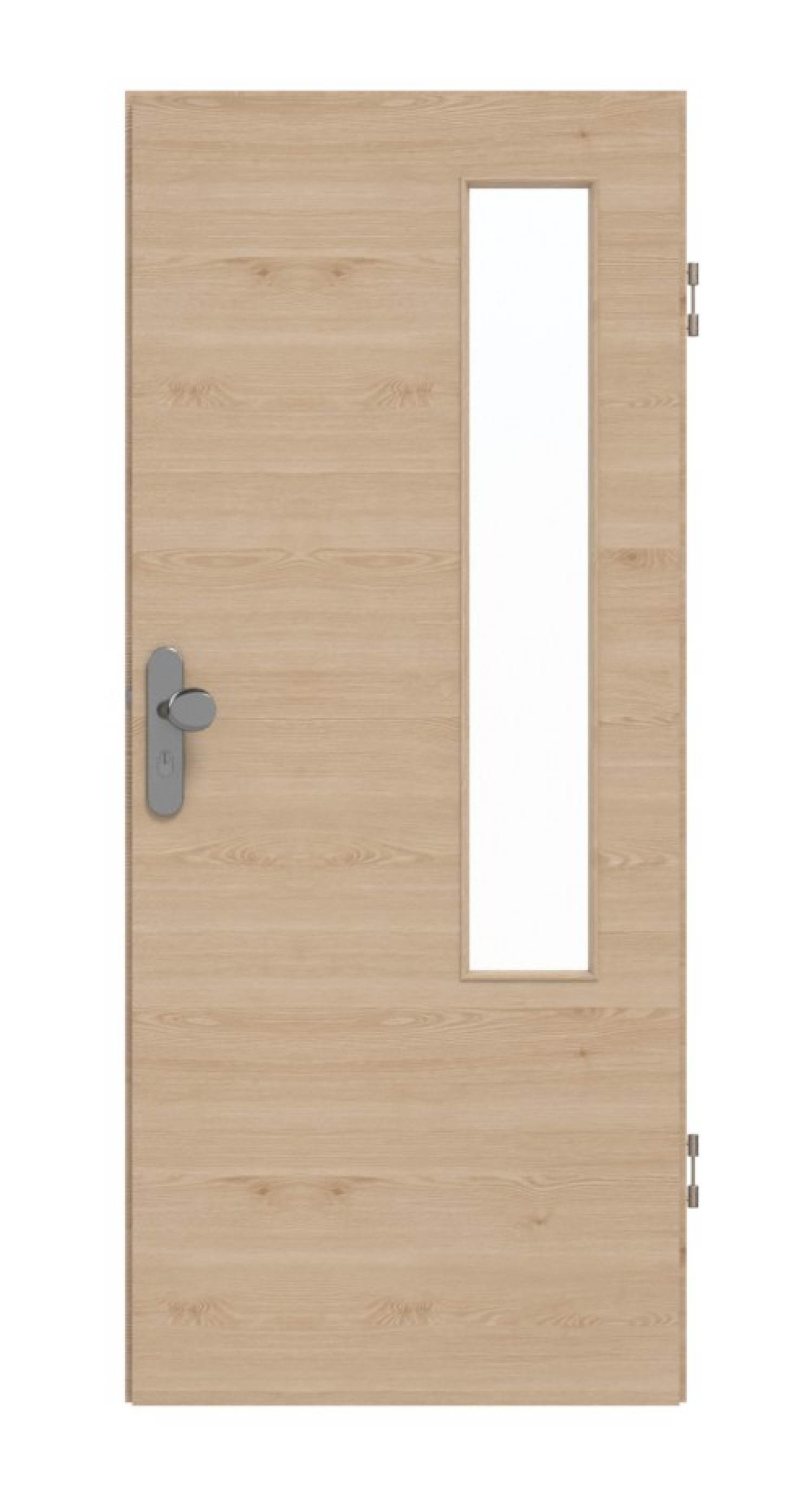 GARANT Wohnungseingangstür Quer Authentic Achat GCK08 mit Lichtausschnitt LA-5 bandseitig