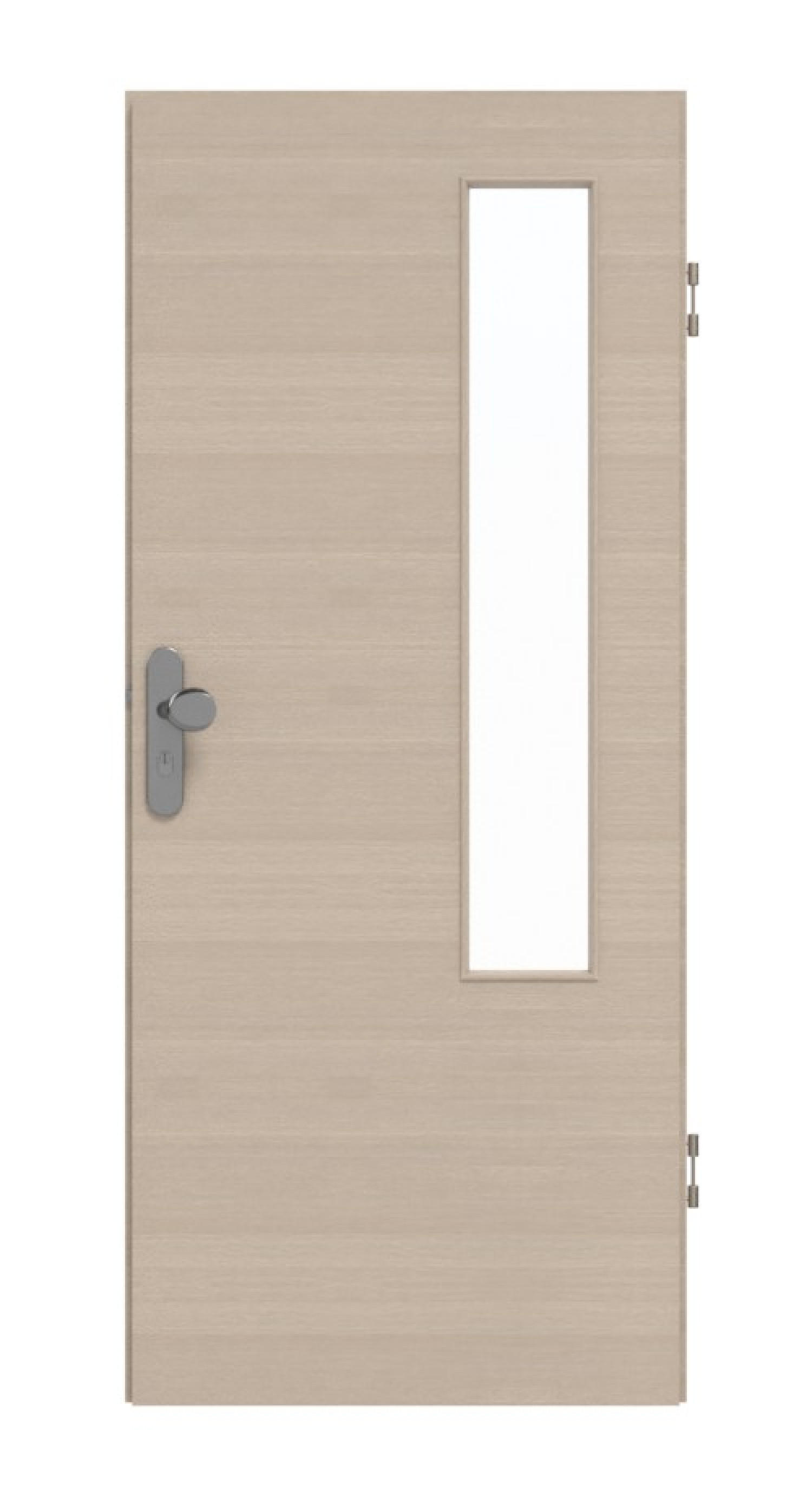 GARANT Wohnungseingangstür Quer Authentic Akazie GCK08 mit Lichtausschnitt LA-5 bandseitig