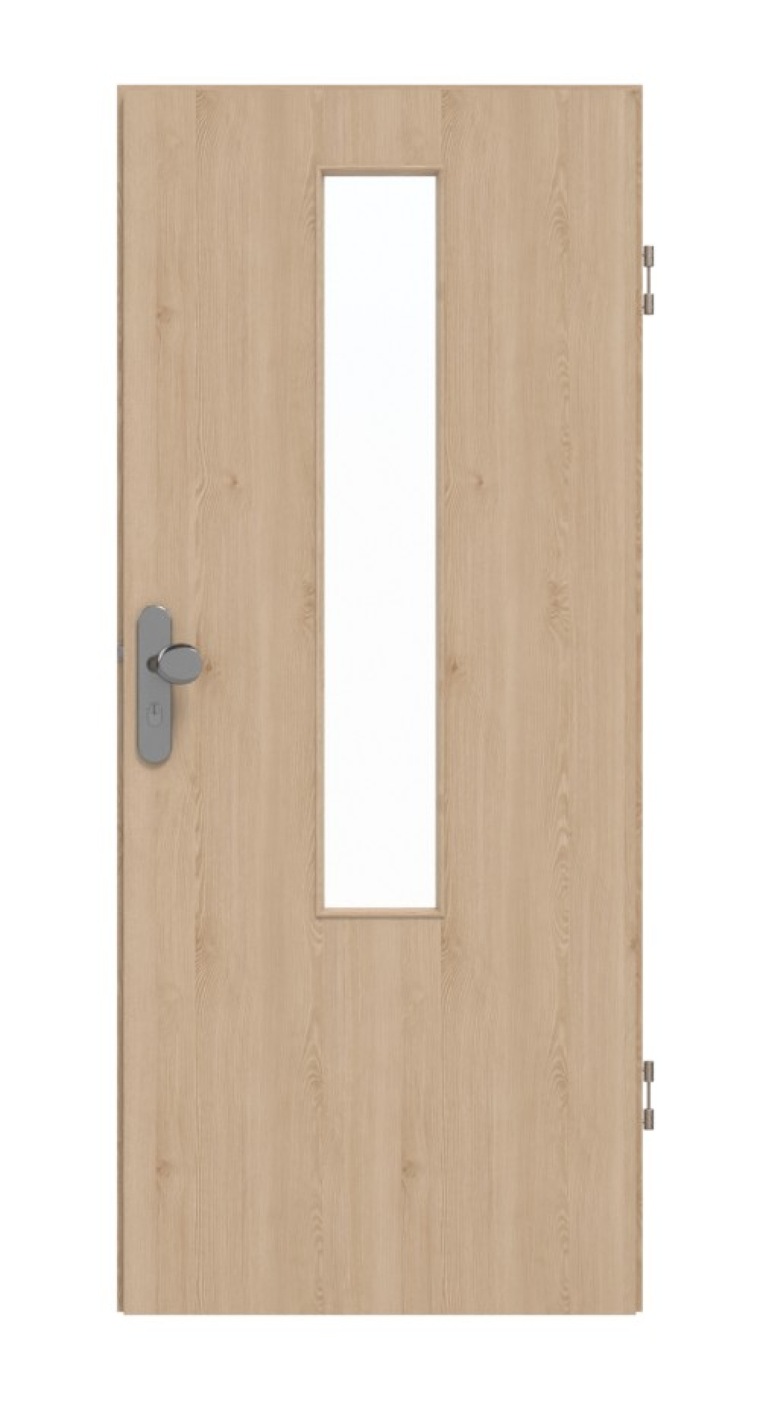 GARANT Wohnungseingangstür Authentic Achat GCK08 mit Lichtausschnitt LA-5 mittig