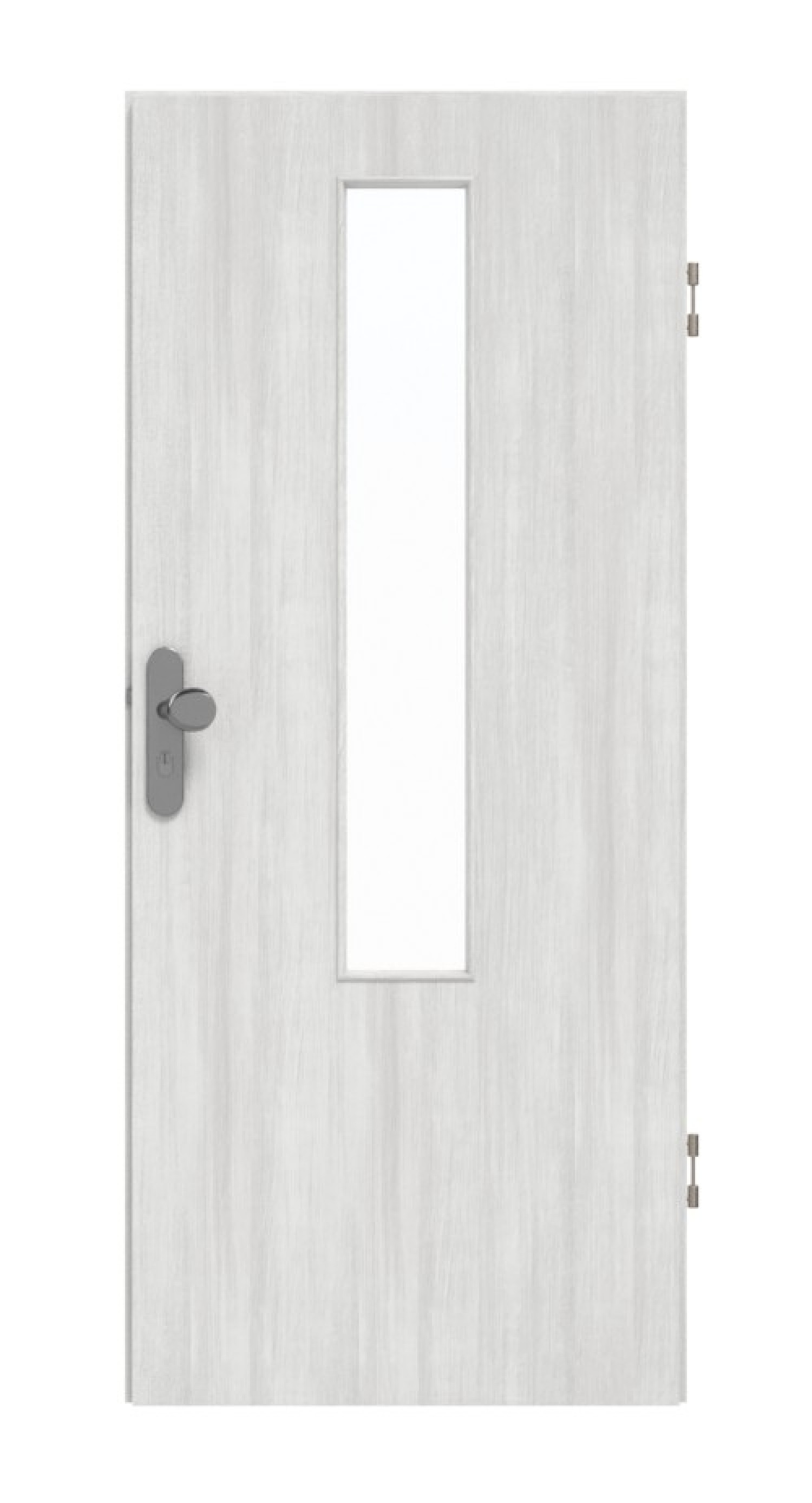 GARANT Wohnungseingangstür Authentic Grigio CePaL mit Lichtausschnitt LA-5 mittig