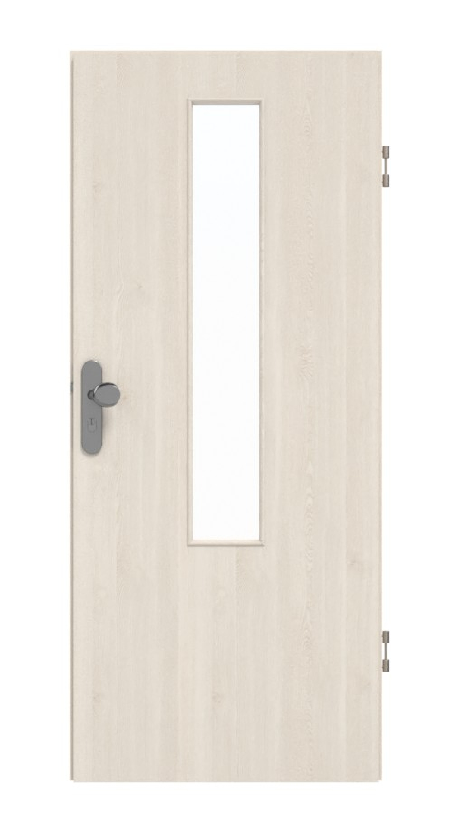 GARANT Wohnungseingangstür Authentic Perl GCK08 mit Lichtausschnitt LA-5 mittig