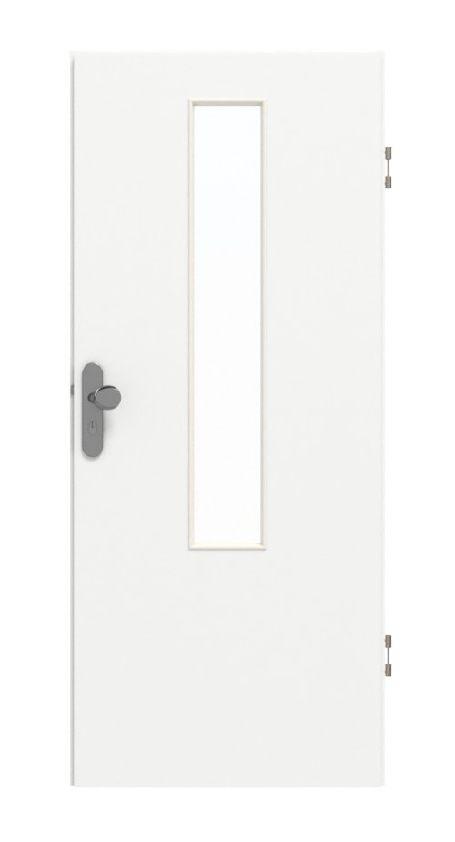 GARANT Wohnungseingangstür U11209SD Edelweiß GHK08 mit Lichtausschnitt LA-5 mittig