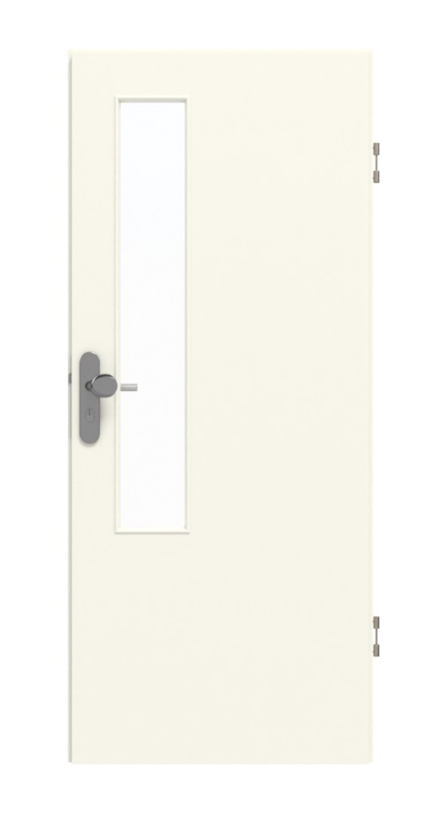 GARANT Wohnungseingangstür 9417-60 Snow White CePaL mit Lichtausschnitt LA-5 schlossseitig