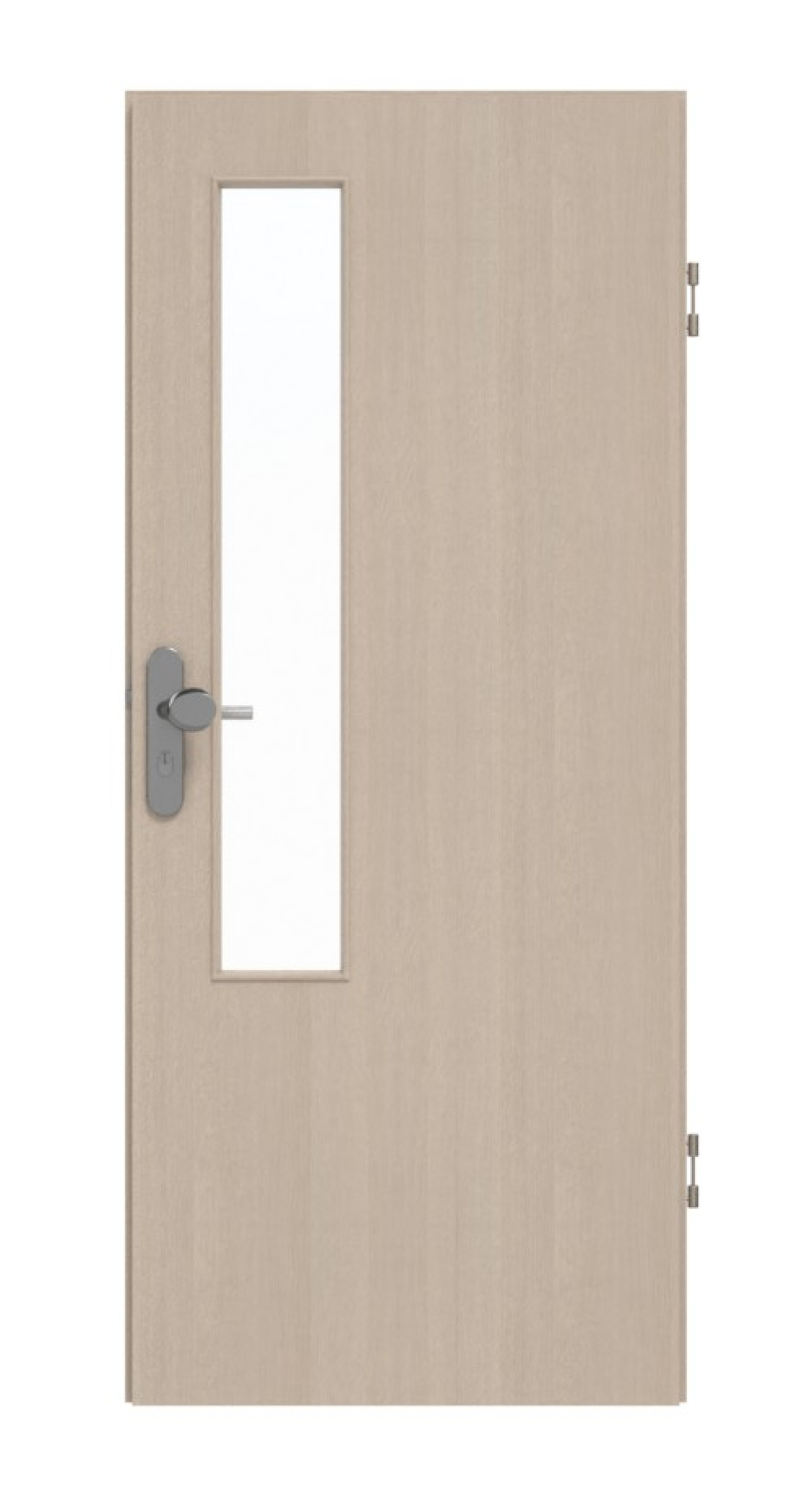 GARANT Wohnungseingangstür Authentic Akazie GCK08 mit Lichtausschnitt LA-5 schlossseitig