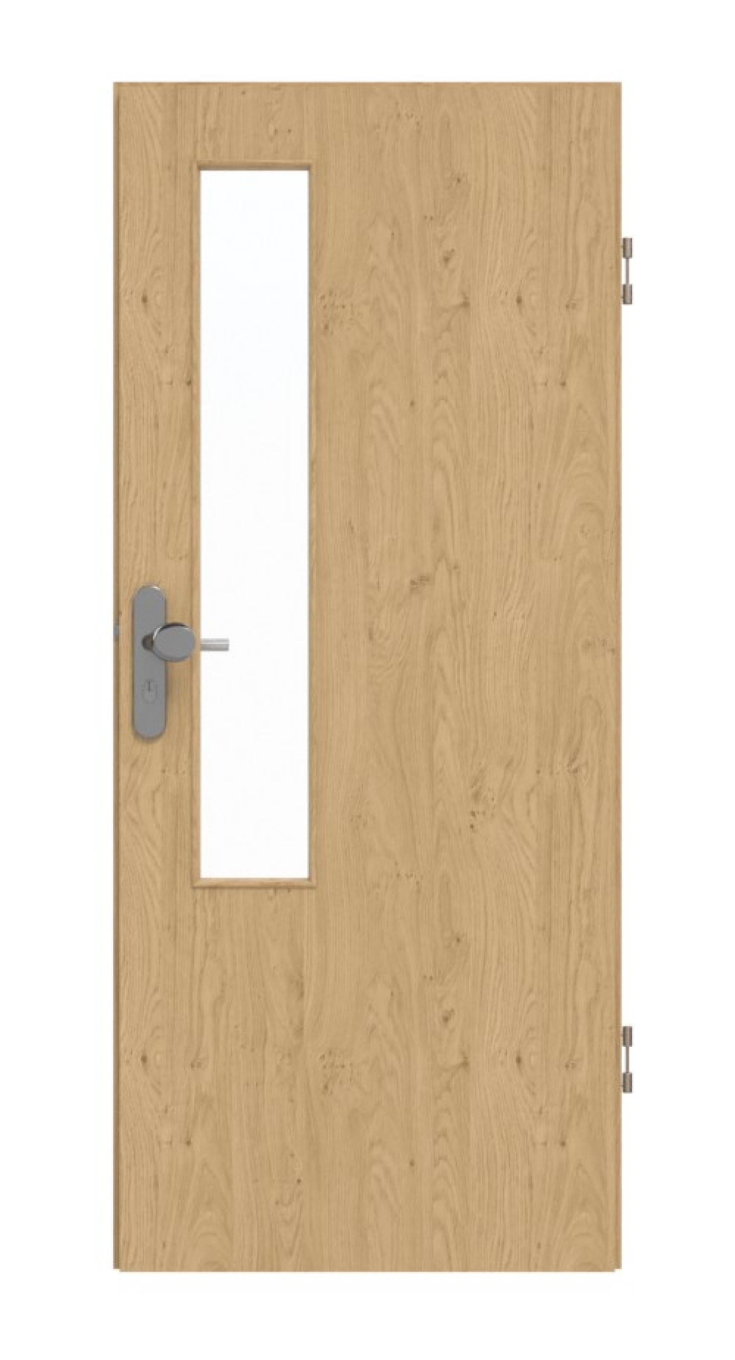 GARANT Wohnungseingangstür Authentic Asteiche GCK08 mit Lichtausschnitt LA-5 schlossseitig