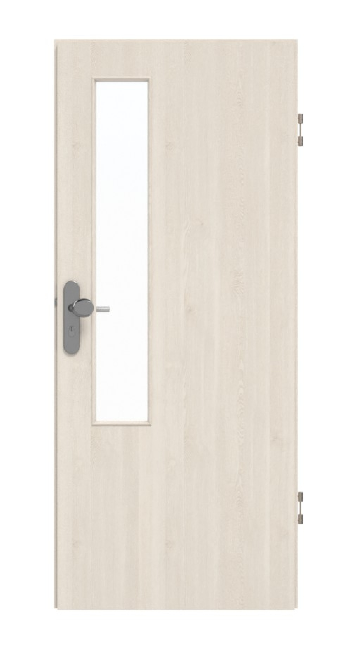 GARANT Wohnungseingangstür Authentic Perl GCK08 mit Lichtausschnitt LA-5 schlossseitig