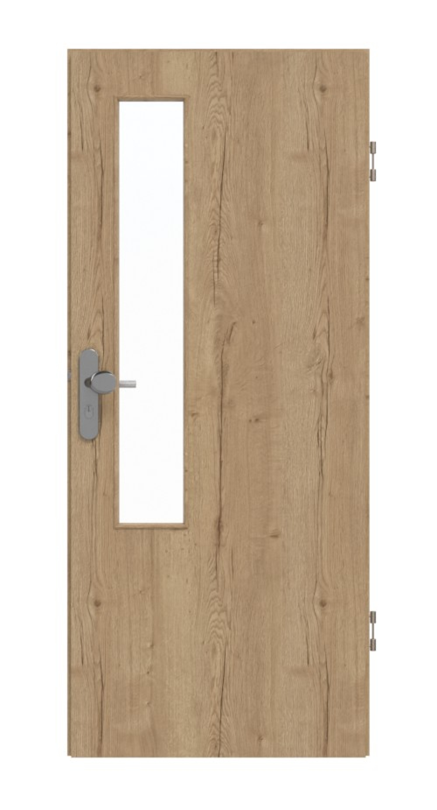GARANT Wohnungseingangstür Authentic Risseiche GCK08 mit Lichtausschnitt LA-5 schlossseitig