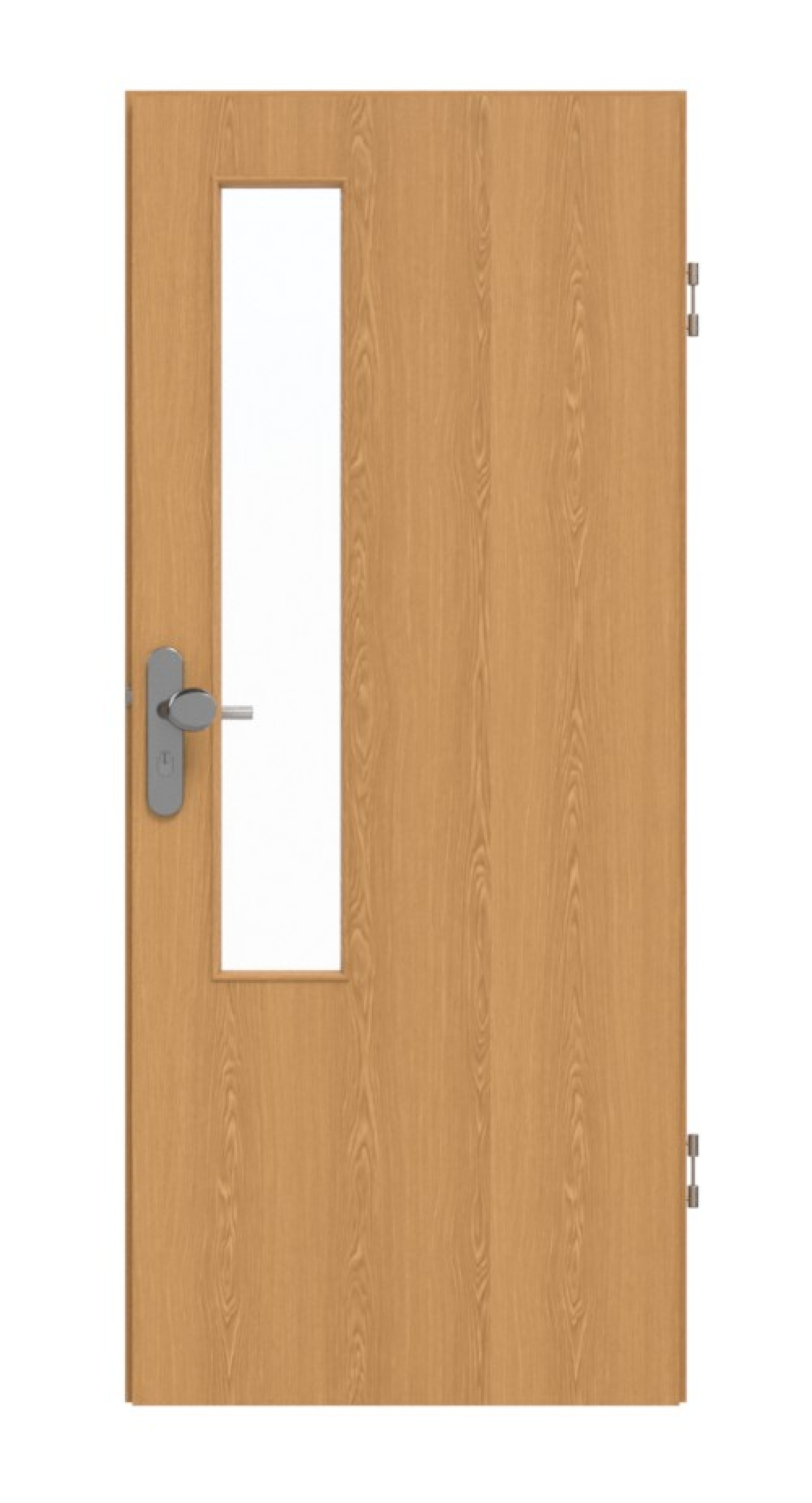 GARANT Wohnungseingangstür Eiche Premium GCK08 mit Lichtausschnitt LA-5 schlossseitig