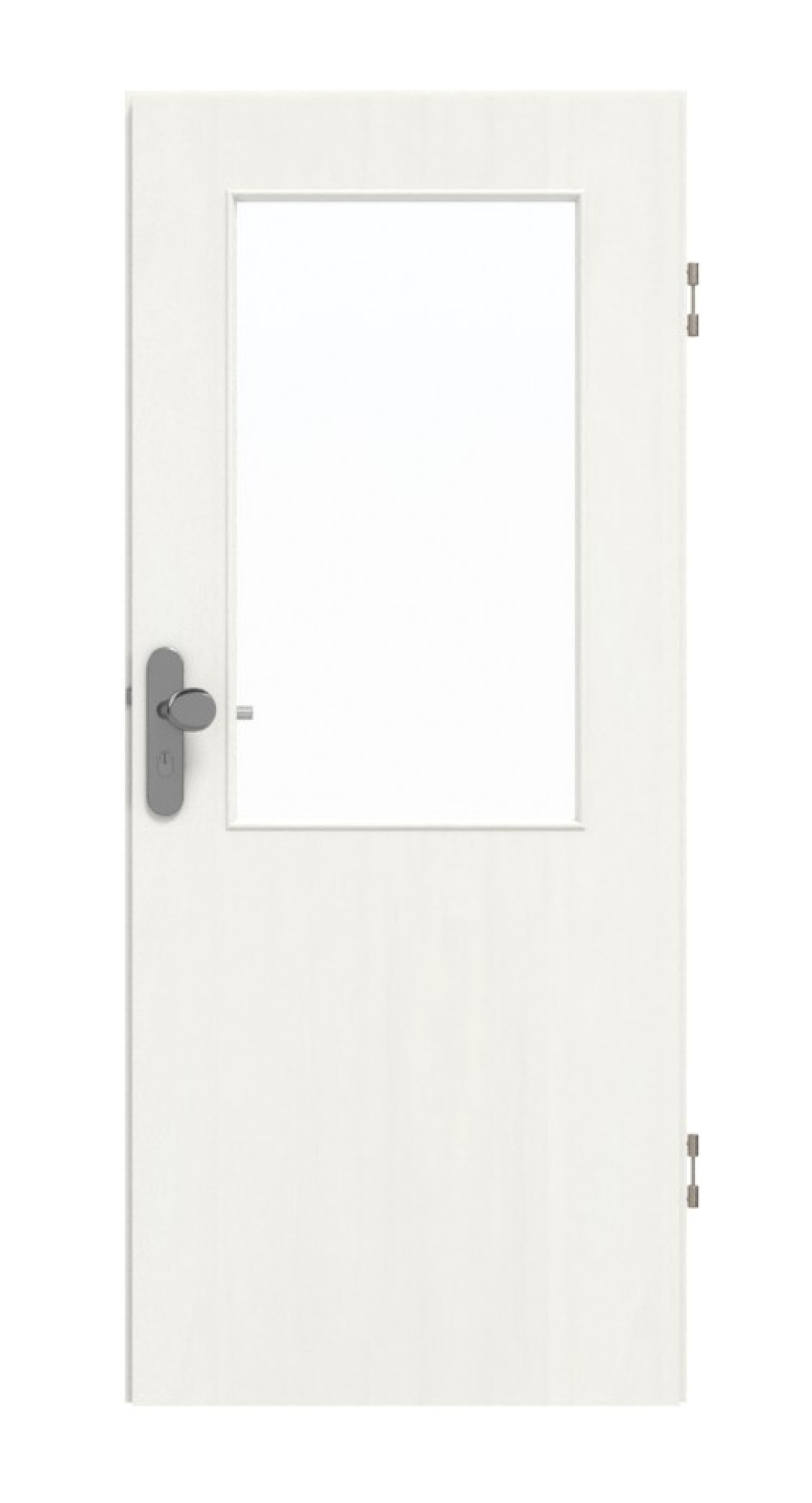GARANT Wohnungseingangstür Authentic Bianco CePaL mit Lichtausschnitt LA-6