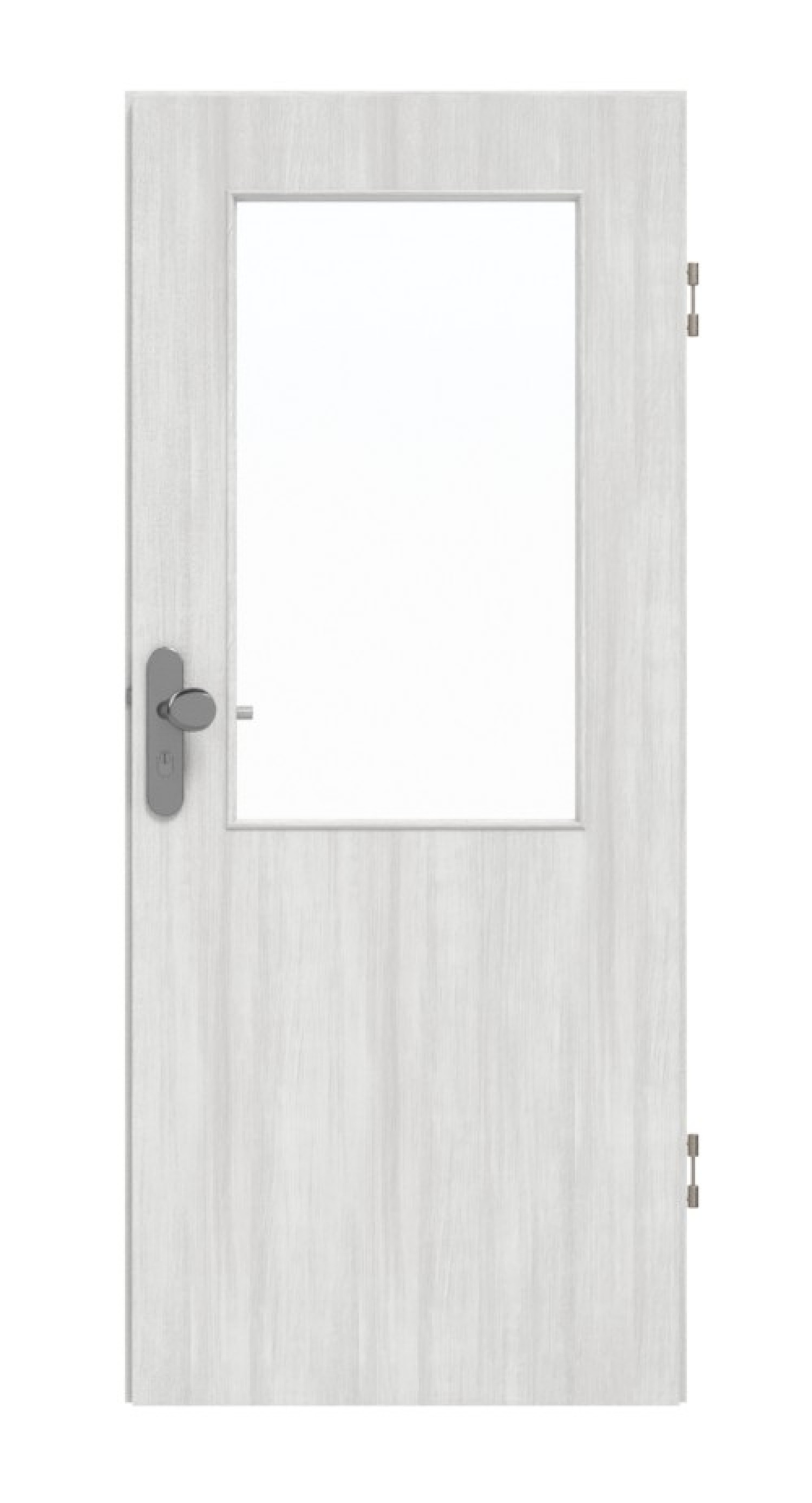 GARANT Wohnungseingangstür Authentic Grigio CePaL mit Lichtausschnitt LA-6