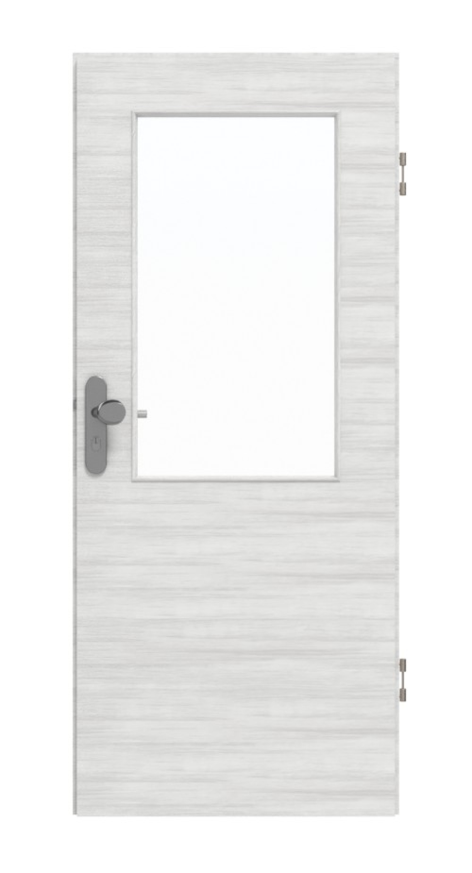 GARANT Wohnungseingangstür Quer Authentic Grigio GCK08 mit Lichtausschnitt LA-6