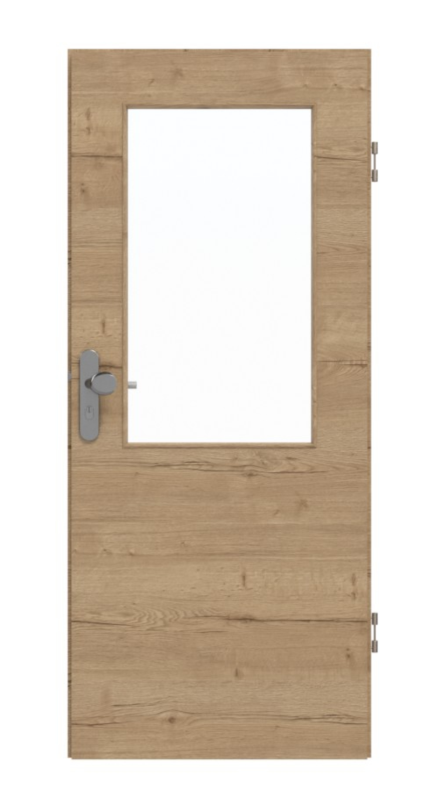 GARANT Wohnungseingangstür Quer Authentic Risseiche GCK08 mit Lichtausschnitt LA-6