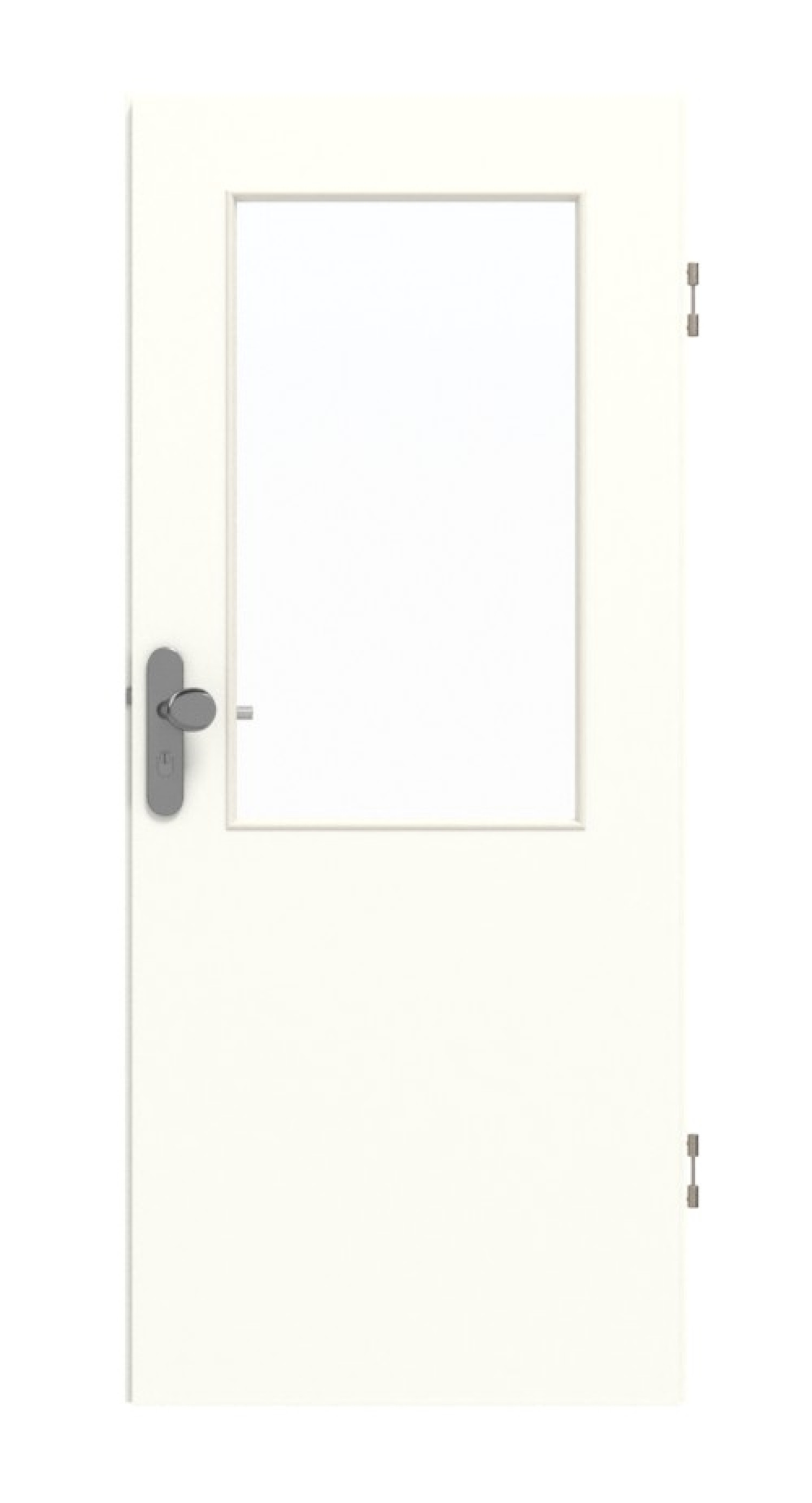 GARANT Wohnungseingangstür U11026SD Kristallweiß GHK08 mit Lichtausschnitt LA-6
