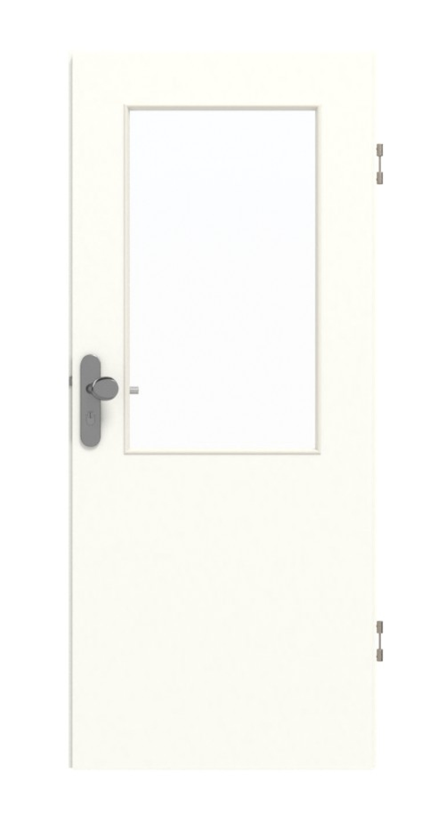 GARANT Wohnungseingangstür W1000ST3 Premium Weiß GHK08 mit Lichtausschnitt LA-6