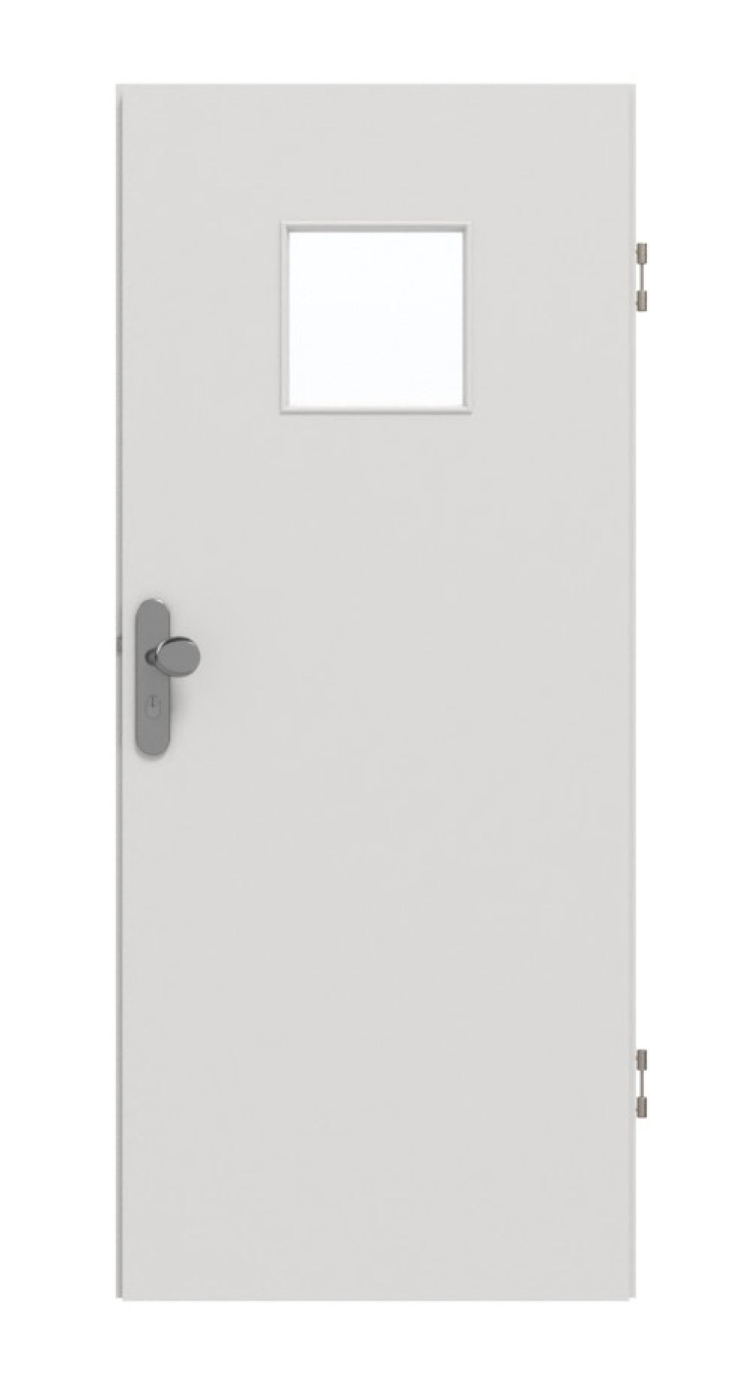 GARANT Wohnungseingangstür 0160-60 Silver Grey CePaL mit Lichtausschnitt LA-7