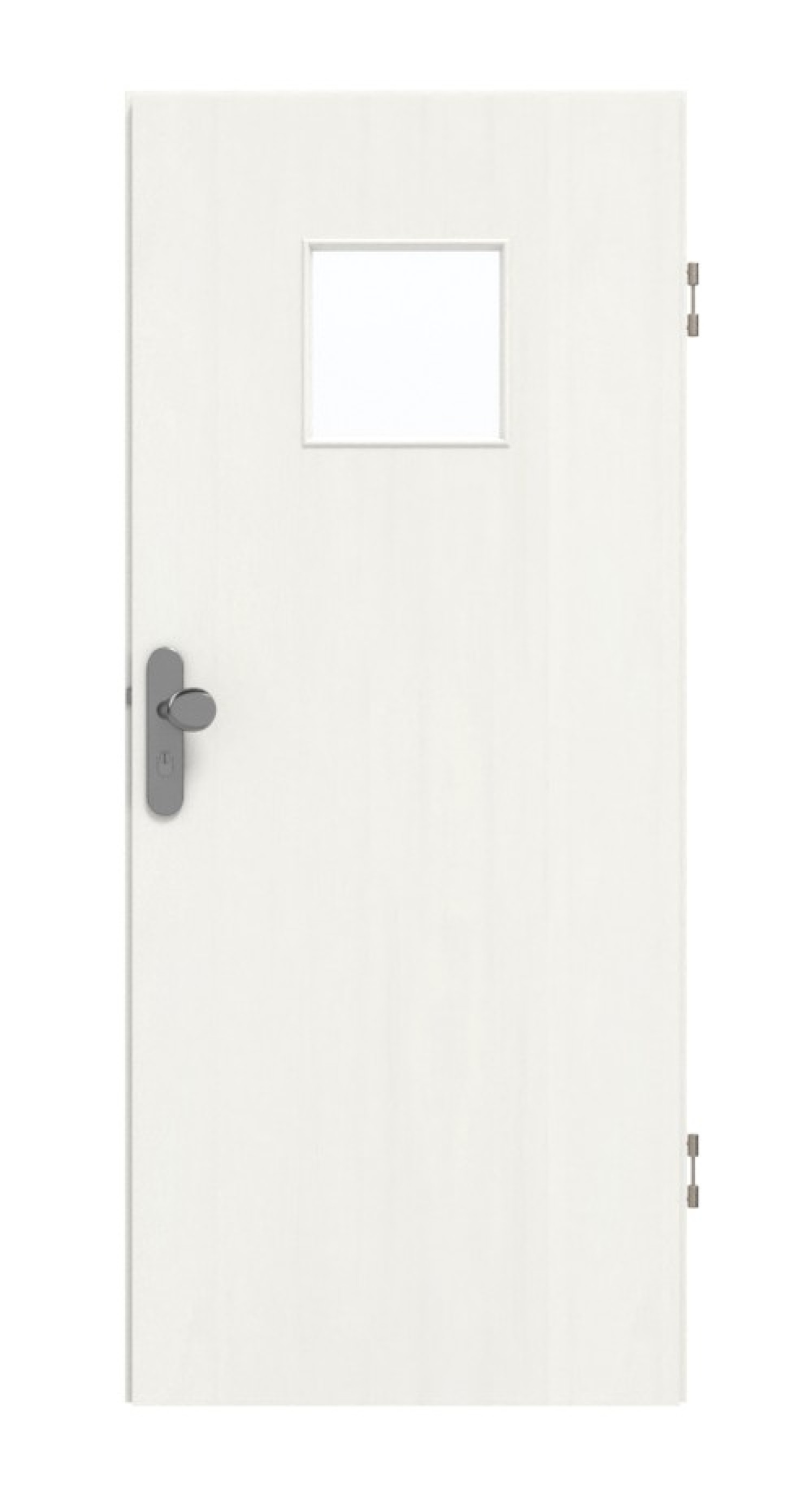 GARANT Wohnungseingangstür Authentic Bianco CePaL mit Lichtausschnitt LA-7