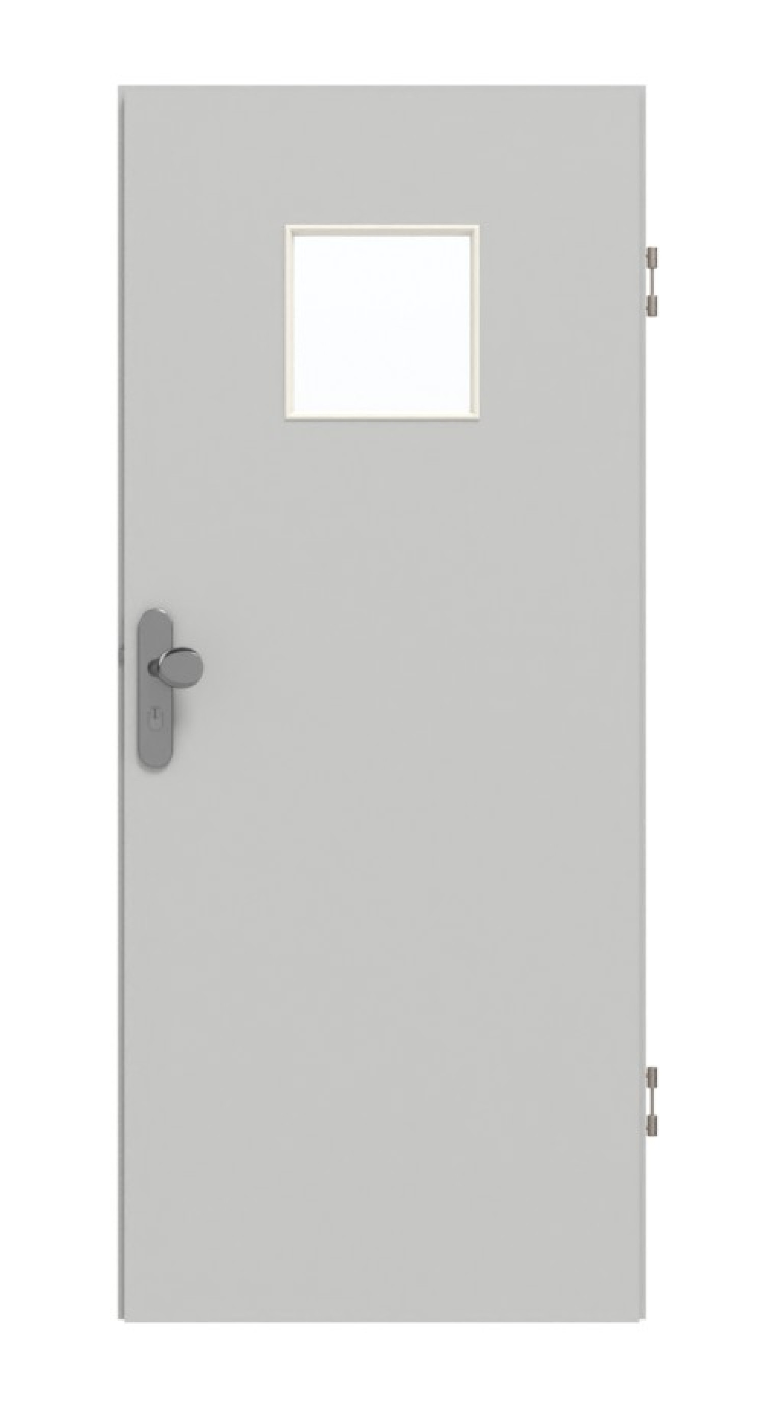 GARANT Wohnungseingangstür D92-60 Dove Grey Resopal mit Lichtausschnitt LA-7
