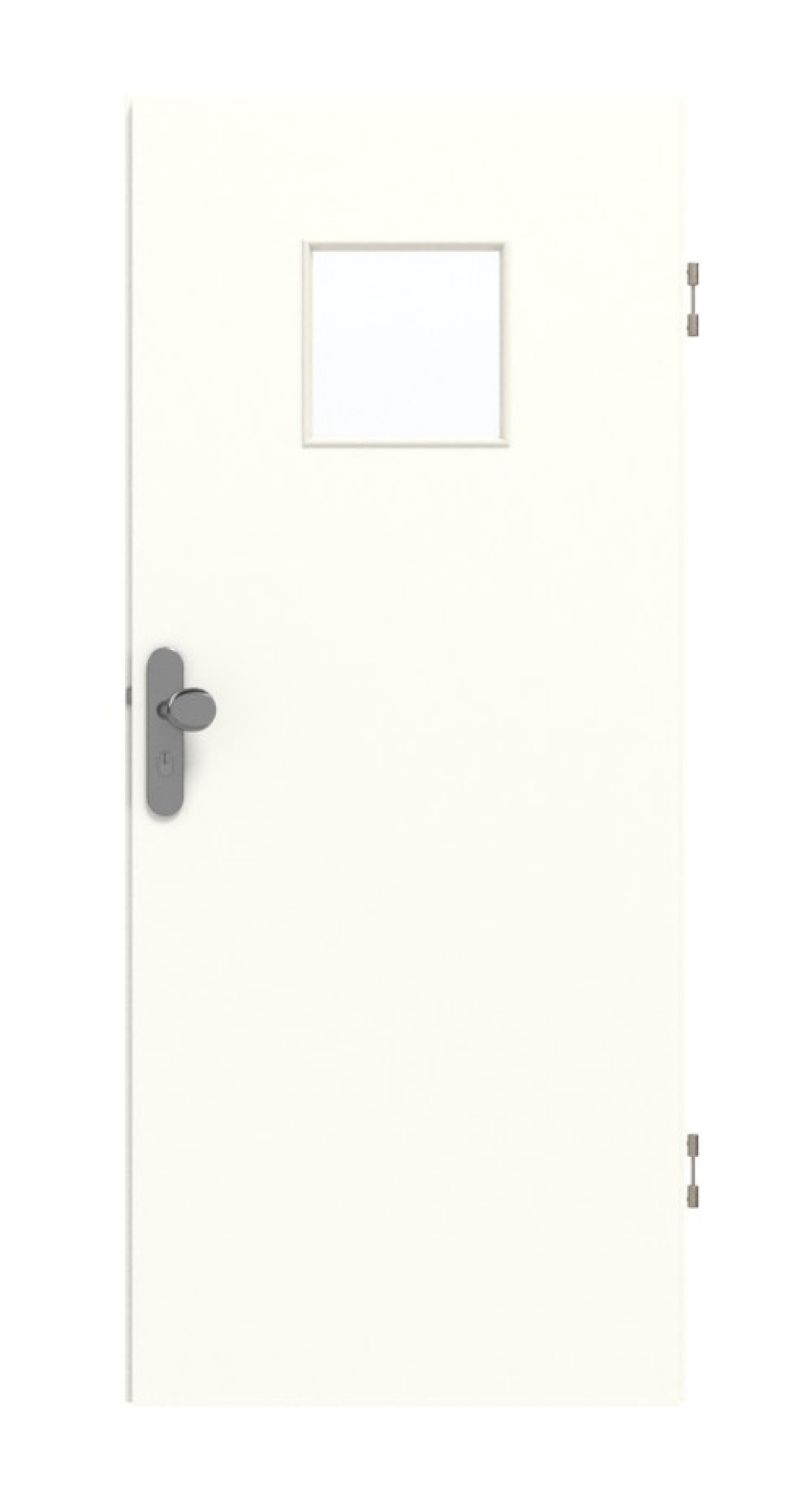 GARANT Wohnungseingangstür U11026SD Kristallweiß GHK08 mit Lichtausschnitt LA-7