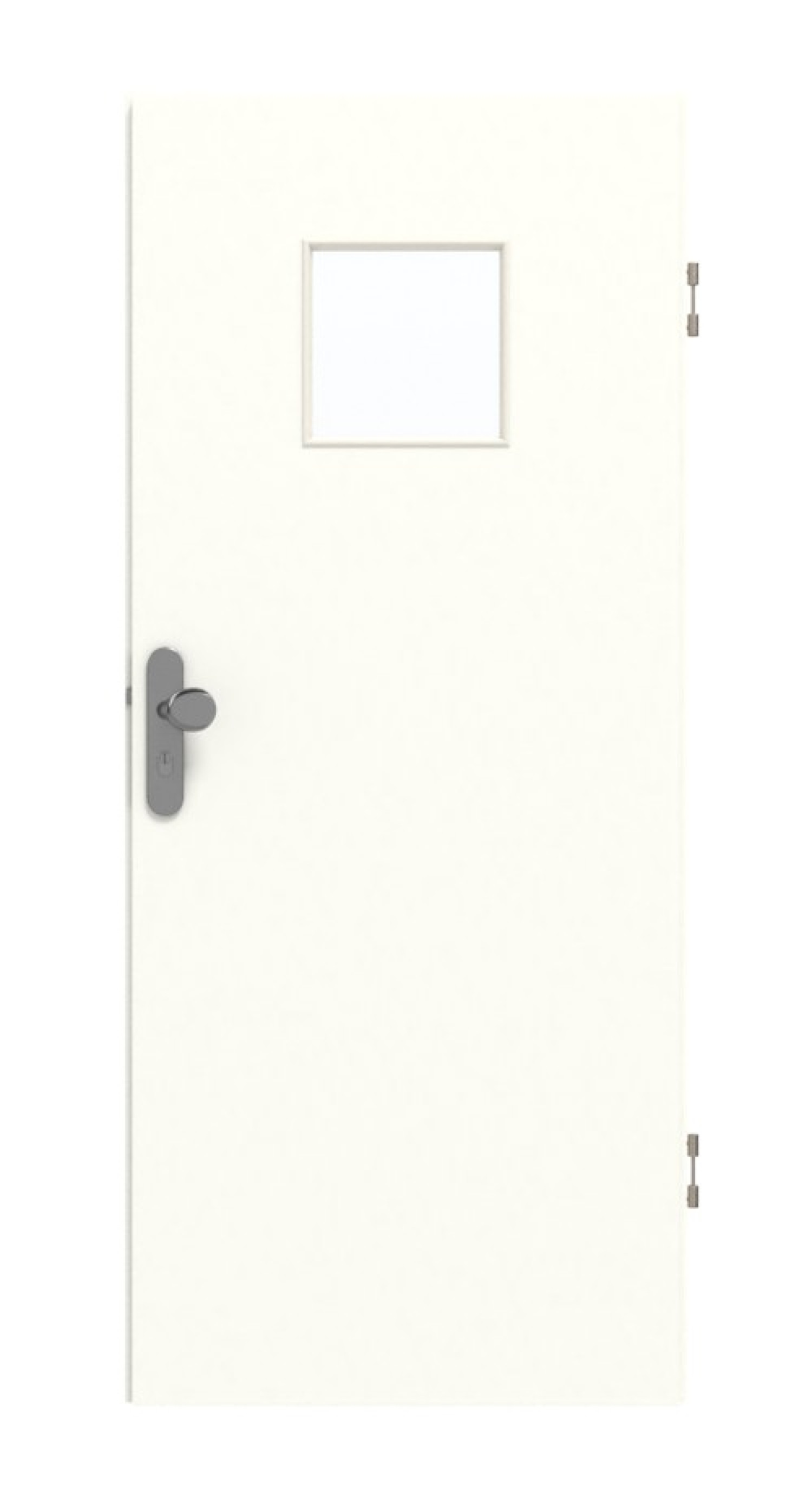 GARANT Wohnungseingangstür W1000ST3 Premium Weiß GHK08 mit Lichtausschnitt LA-7
