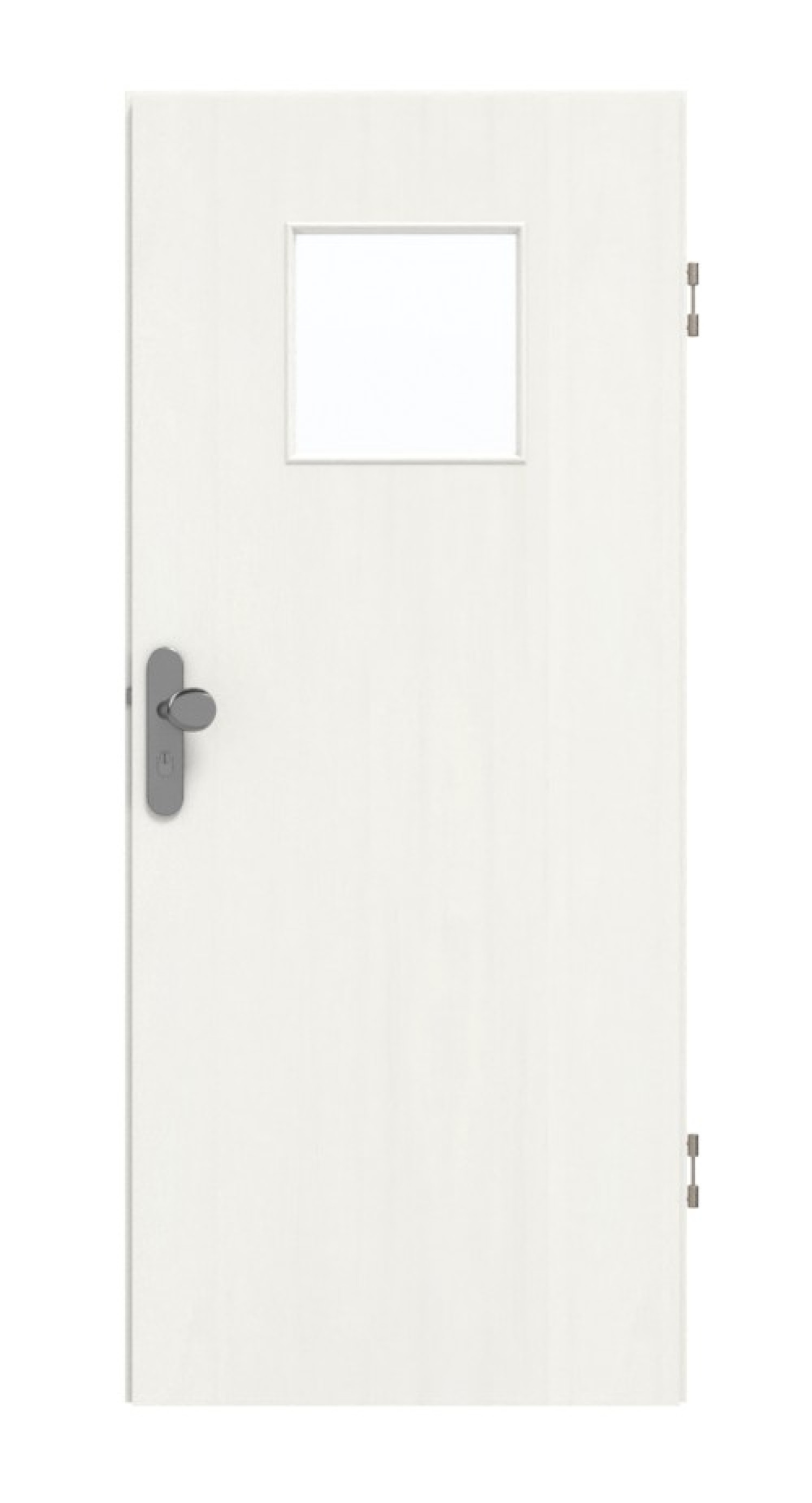 GARANT Wohnungseingangstür Authentic Bianco CePaL mit Lichtausschnitt LA-8