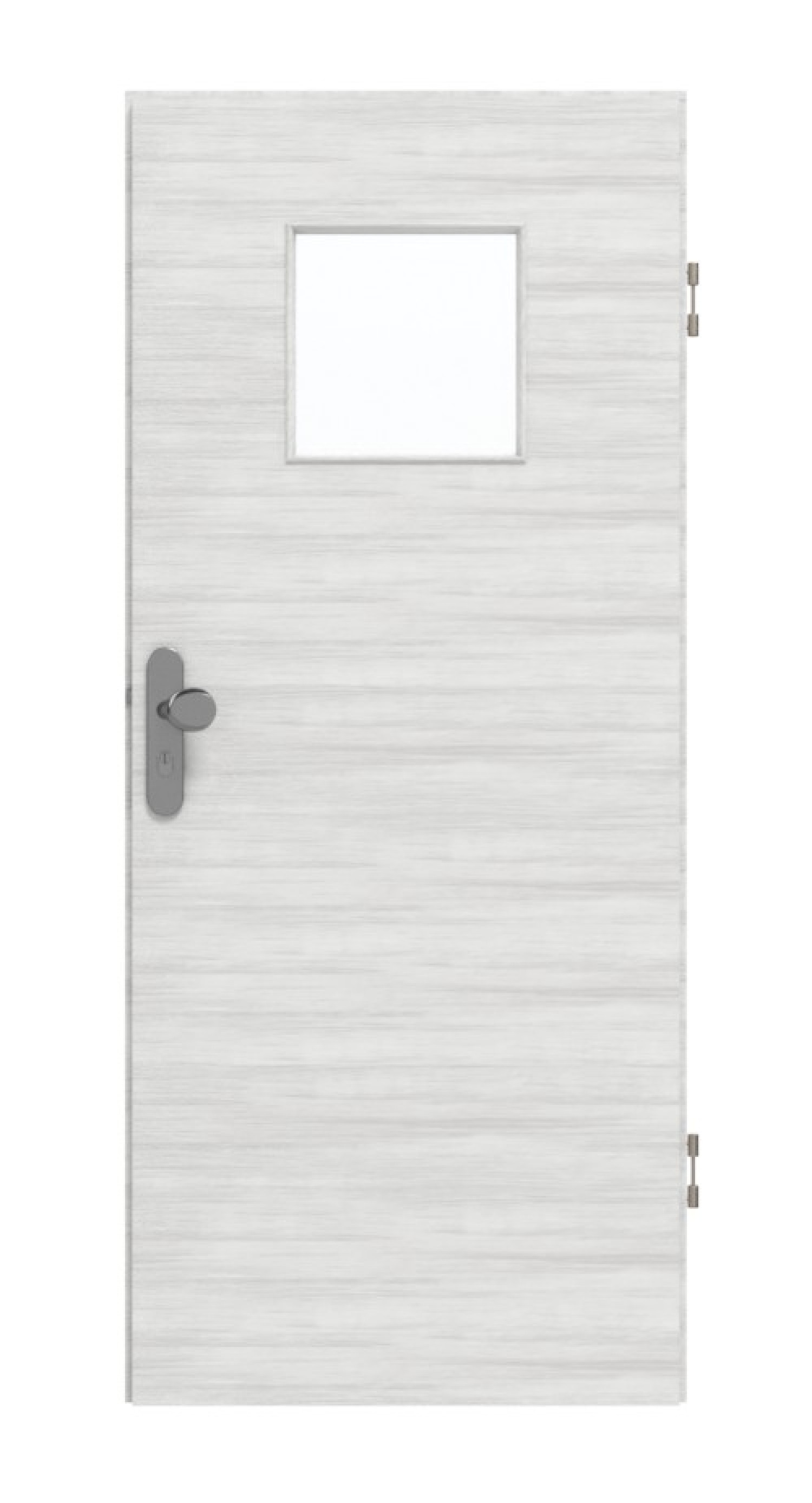GARANT Wohnungseingangstür Quer Authentic Grigio GCK08 mit Lichtausschnitt LA-8