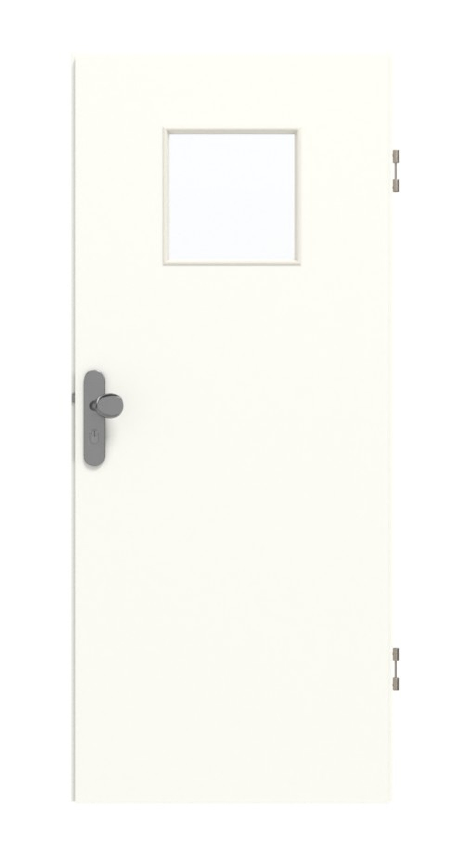 GARANT Wohnungseingangstür U11026SD Kristallweiß GHK08 mit Lichtausschnitt LA-8
