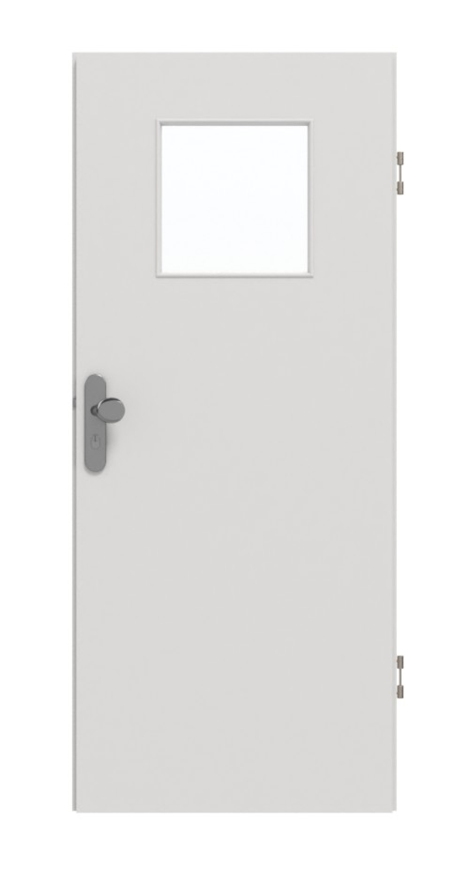 GARANT Wohnungseingangstür 0160-60 Silver Grey CePaL mit Lichtausschnitt LA-9