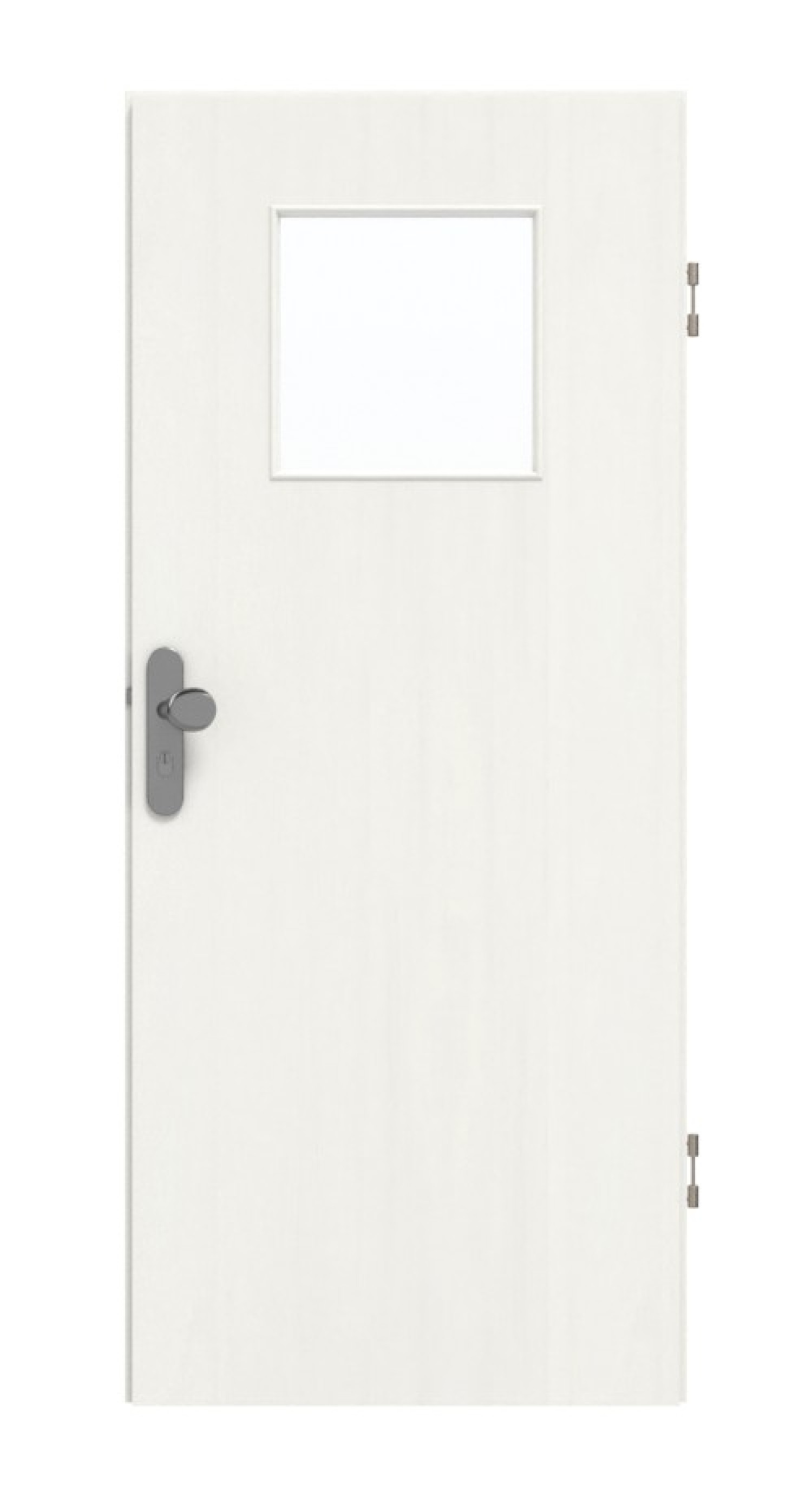 GARANT Wohnungseingangstür Authentic Bianco CePaL mit Lichtausschnitt LA-9