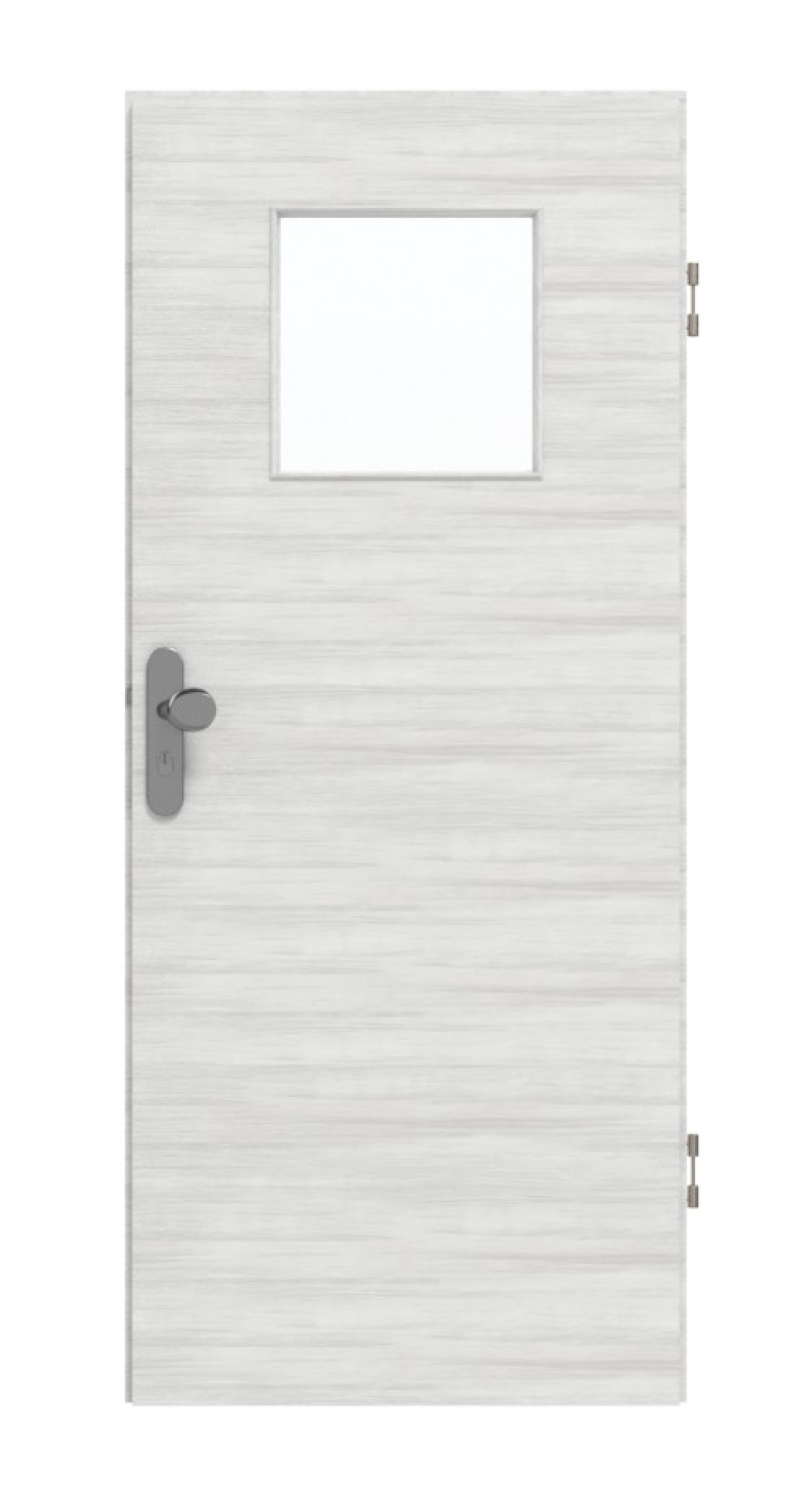 GARANT Wohnungseingangstür Quer Authentic Grigio GCK08 mit Lichtausschnitt LA-9