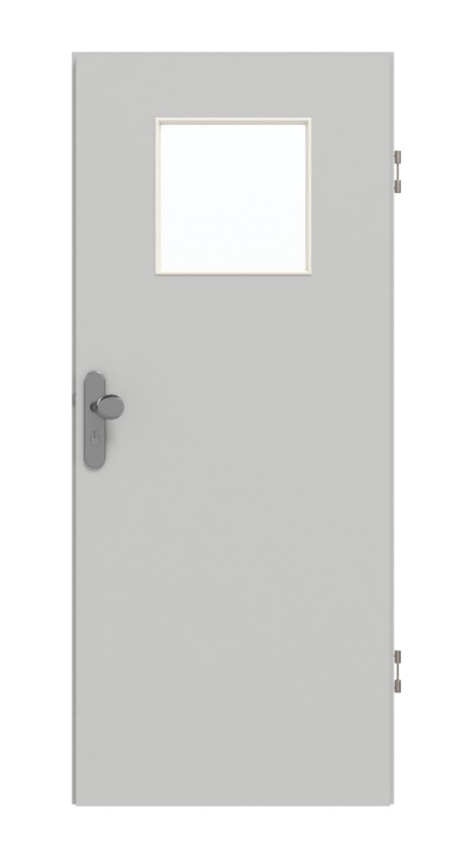 GARANT Wohnungseingangstür D92-60 Dove Grey Resopal mit Lichtausschnitt LA-9