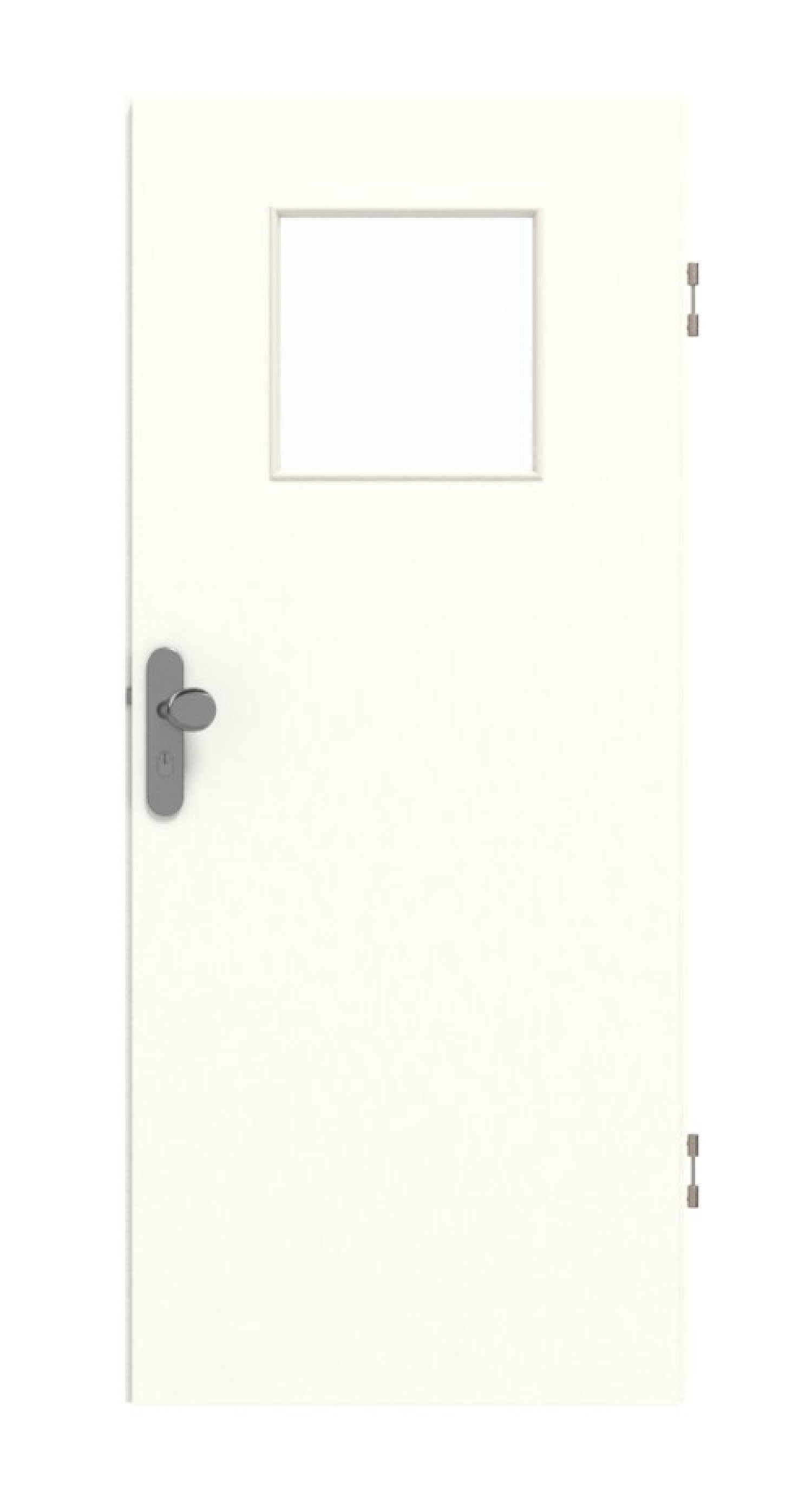 GARANT Wohnungseingangstür W1000ST3 Premium Weiß GHK08 mit Lichtausschnitt LA-9