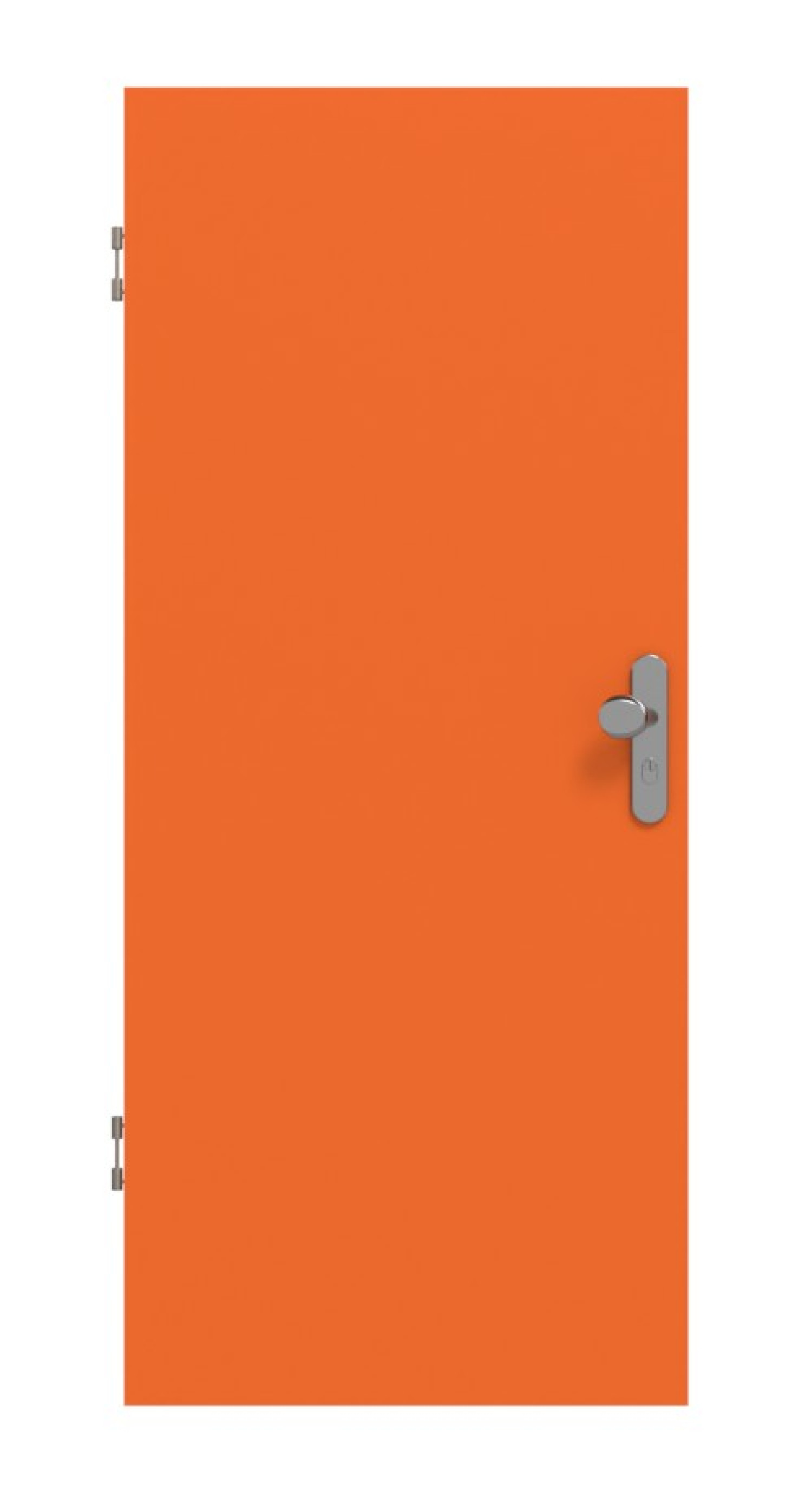 SCHÖRGHUBER Objekt-Wohnungseingangstür Orange 0335-60 Resopal