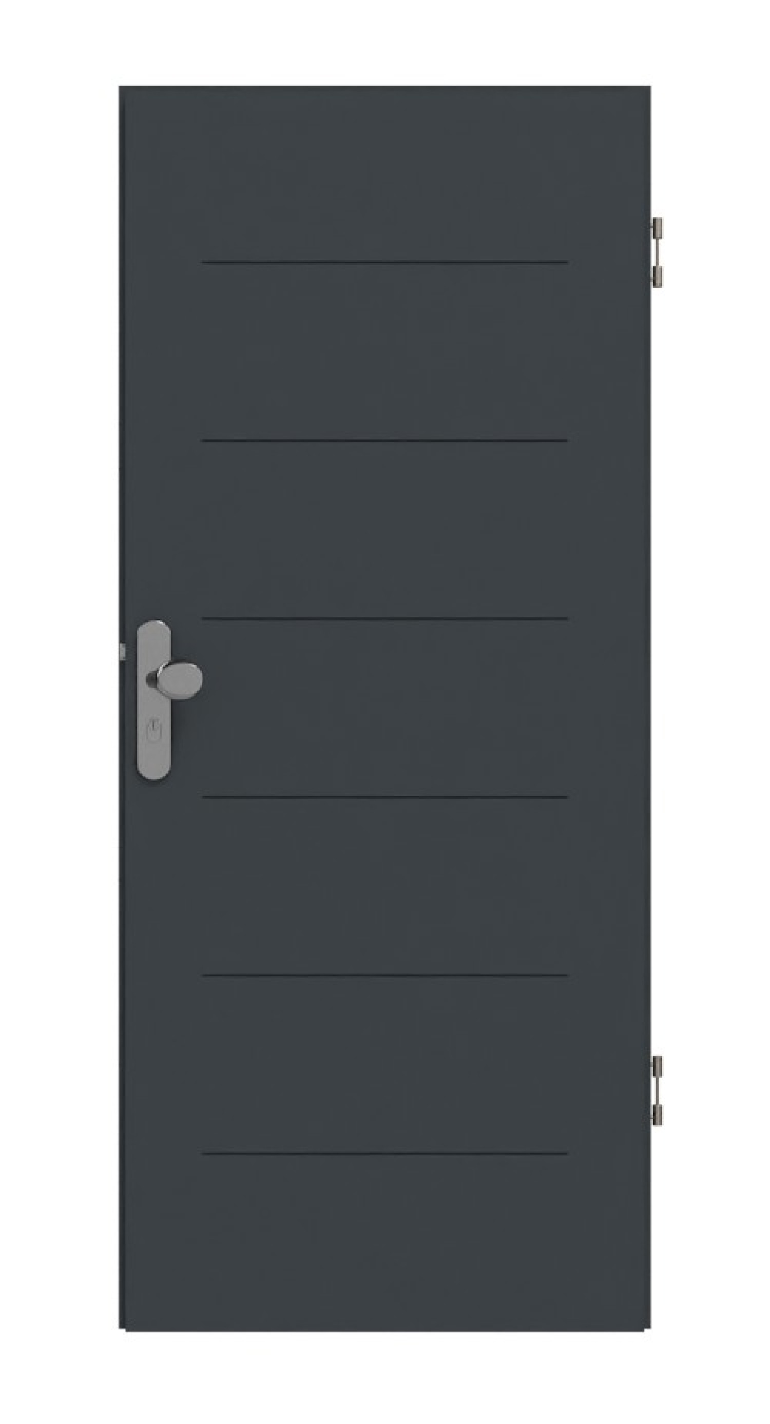 HÖRMANN Wohnungseingangstür Groove 11 Anthrazit RAL 7016 Lack DesignLine