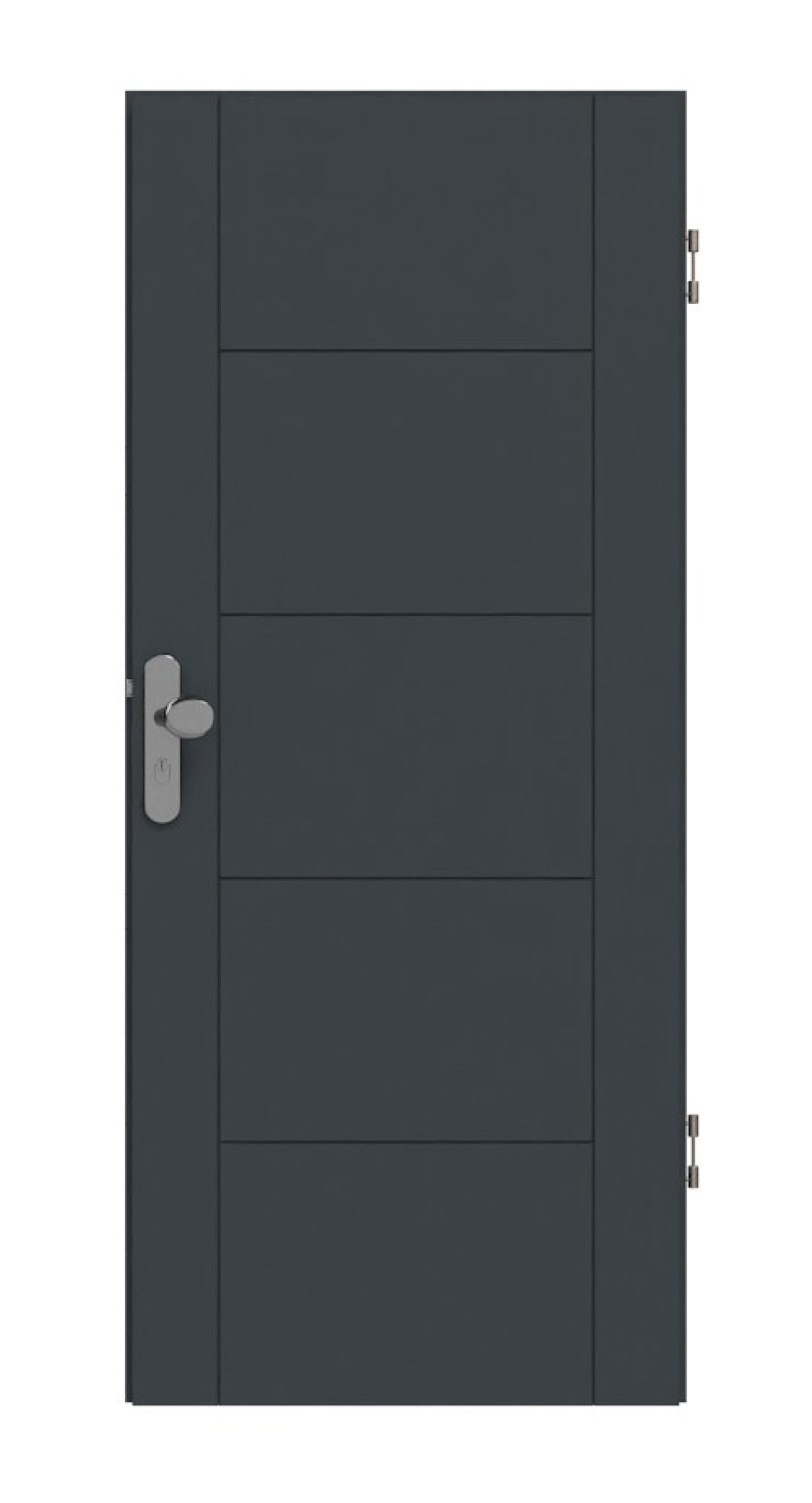 HÖRMANN Wohnungseingangstür Groove 13 Anthrazit RAL 7016 Lack DesignLine