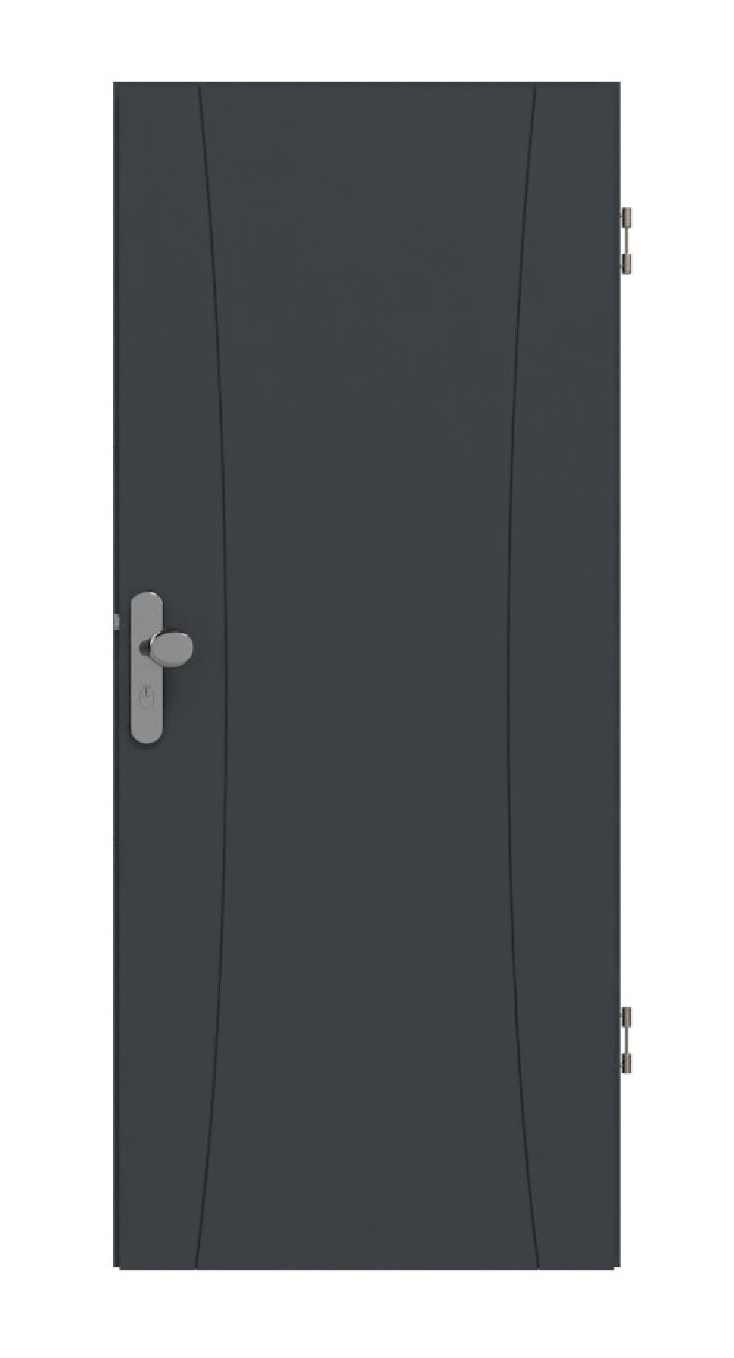HÖRMANN Wohnungseingangstür Groove 20 Anthrazit RAL 7016 Lack DesignLine