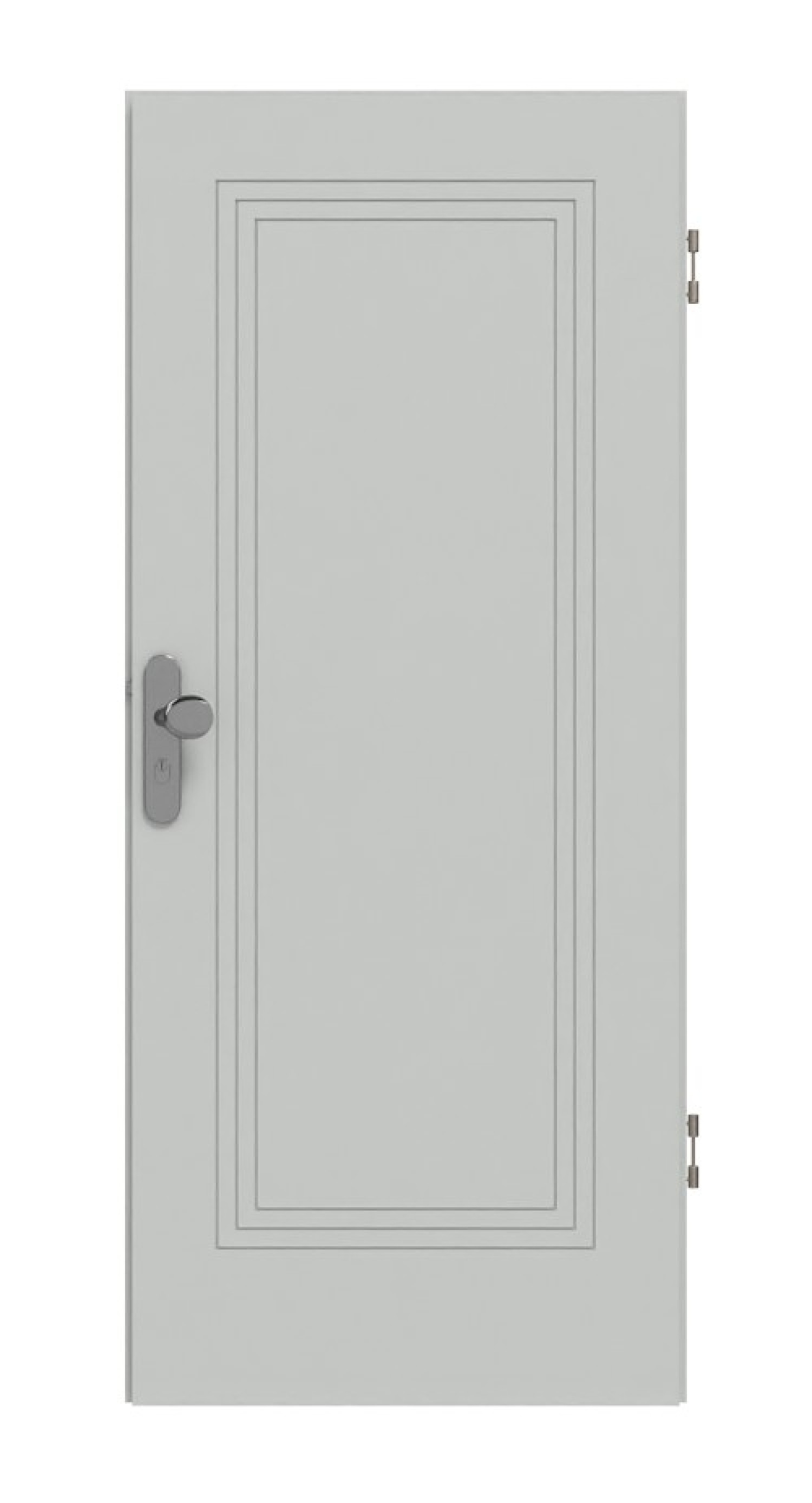 HÖRMANN Wohnungseingangstür Groove 21 Grau RAL 7035 Lack DesignLine