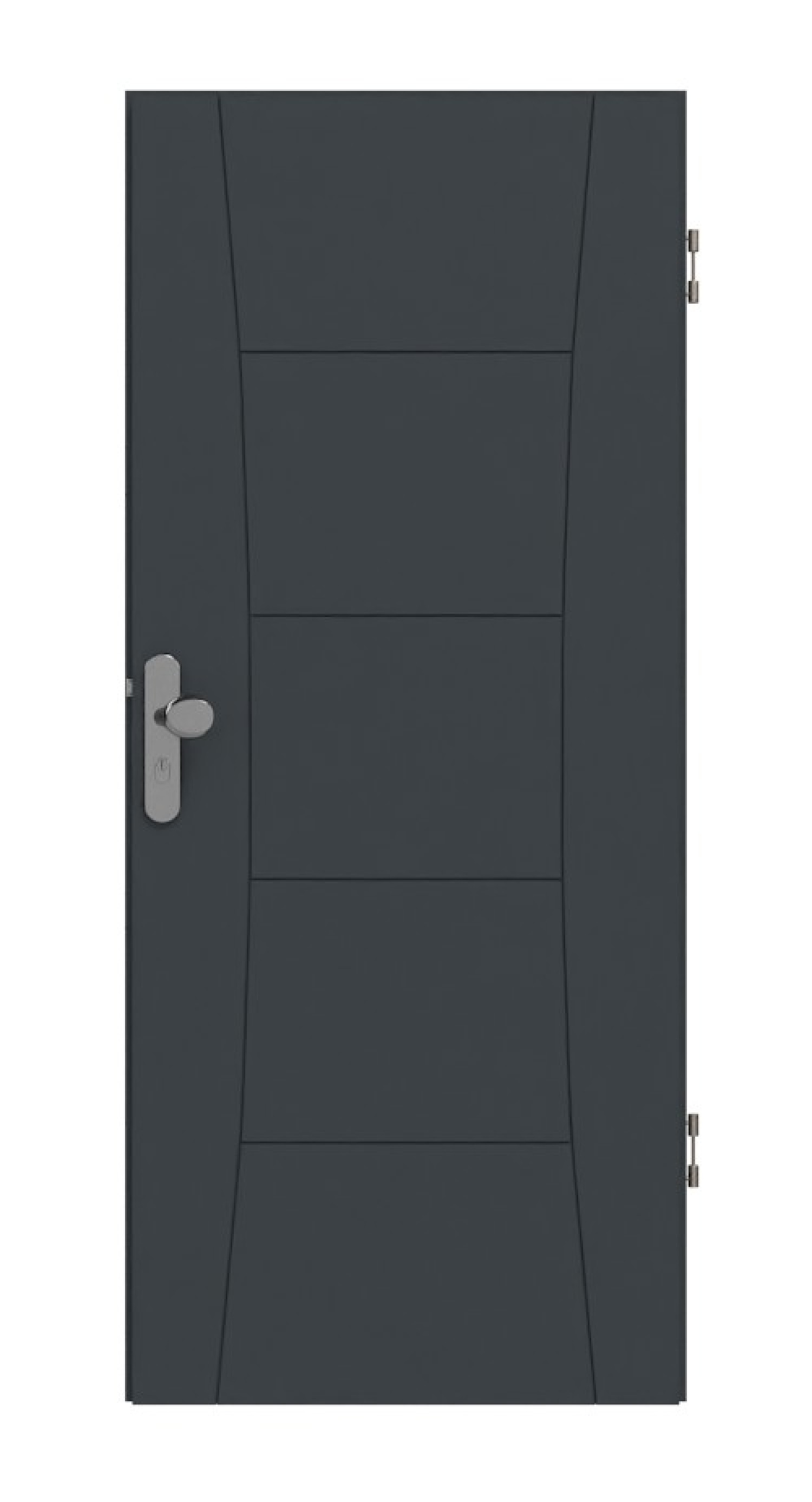 HÖRMANN Wohnungseingangstür Groove 22 Anthrazit RAL 7016 Lack DesignLine