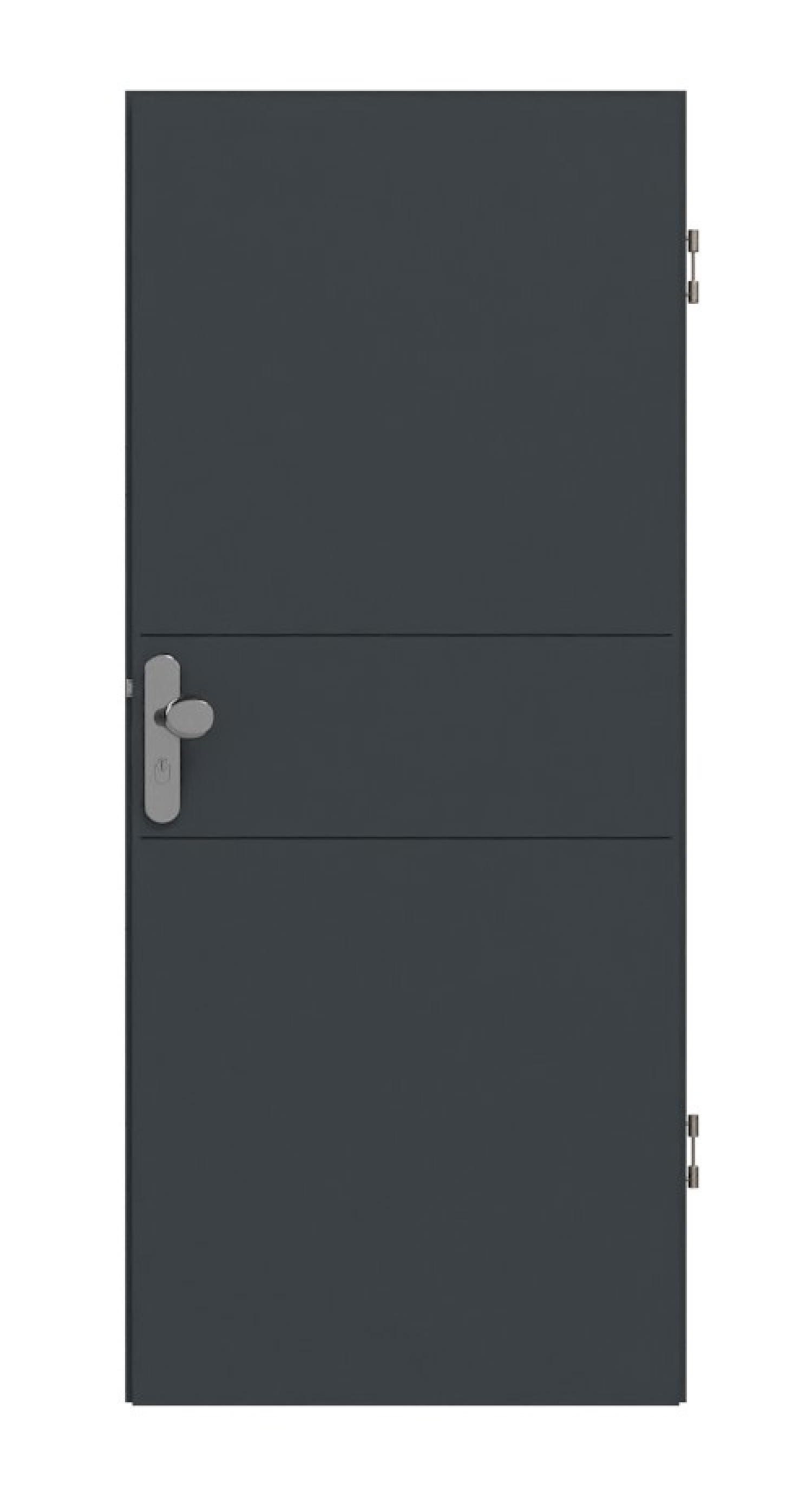 HÖRMANN Wohnungseingangstür Groove 29 Anthrazit RAL 7016 Lack DesignLine