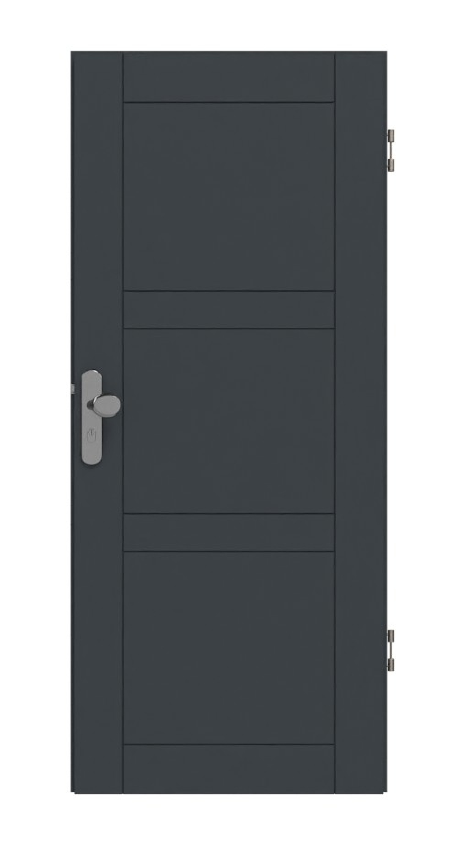 HÖRMANN Wohnungseingangstür Groove 89 Anthrazit RAL 7016 Lack DesignLine