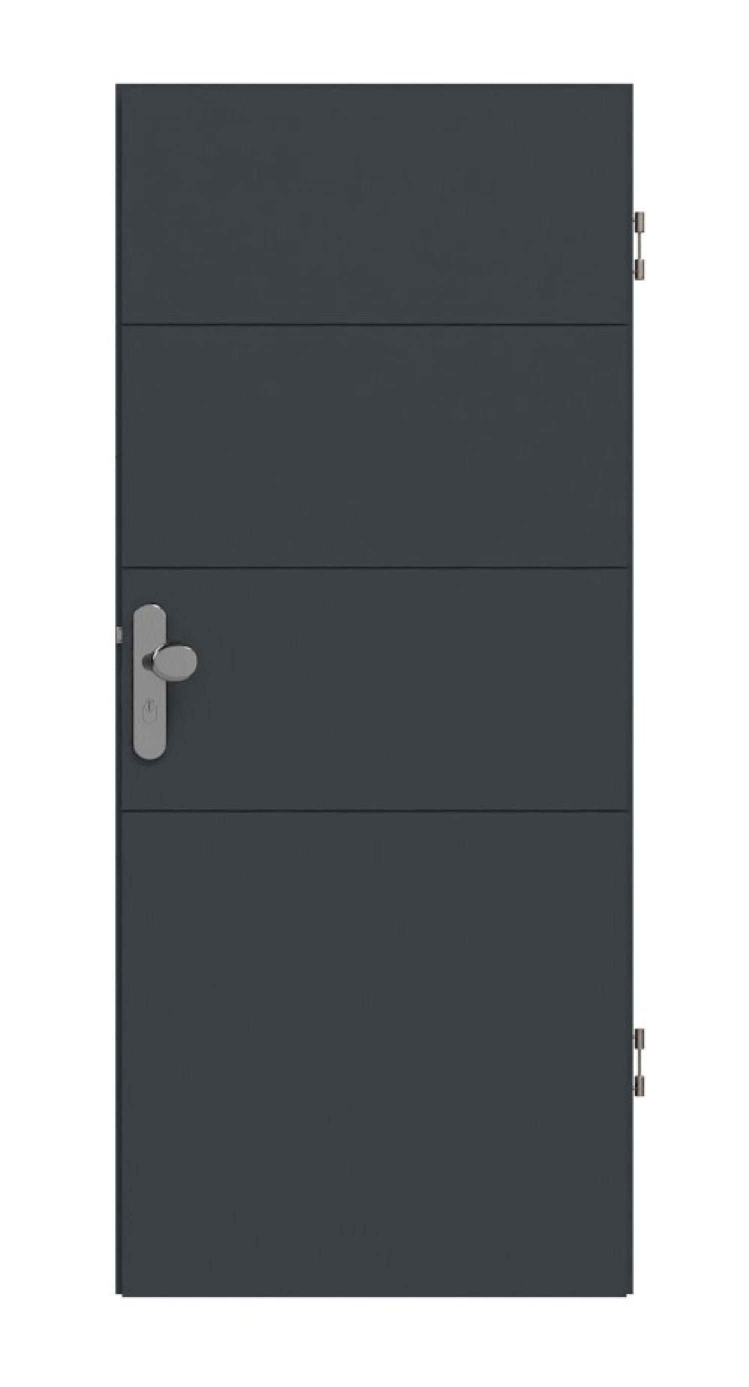 HÖRMANN Wohnungseingangstür Groove 93 Anthrazit RAL 7016 Lack DesignLine