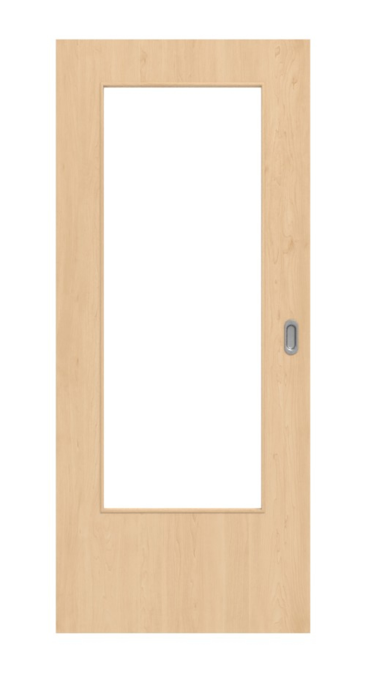 JELD-WEN Feuchtraum-Schiebetür Crest Maple HPL-Urban mit Lichtausschnitt LÖ-23