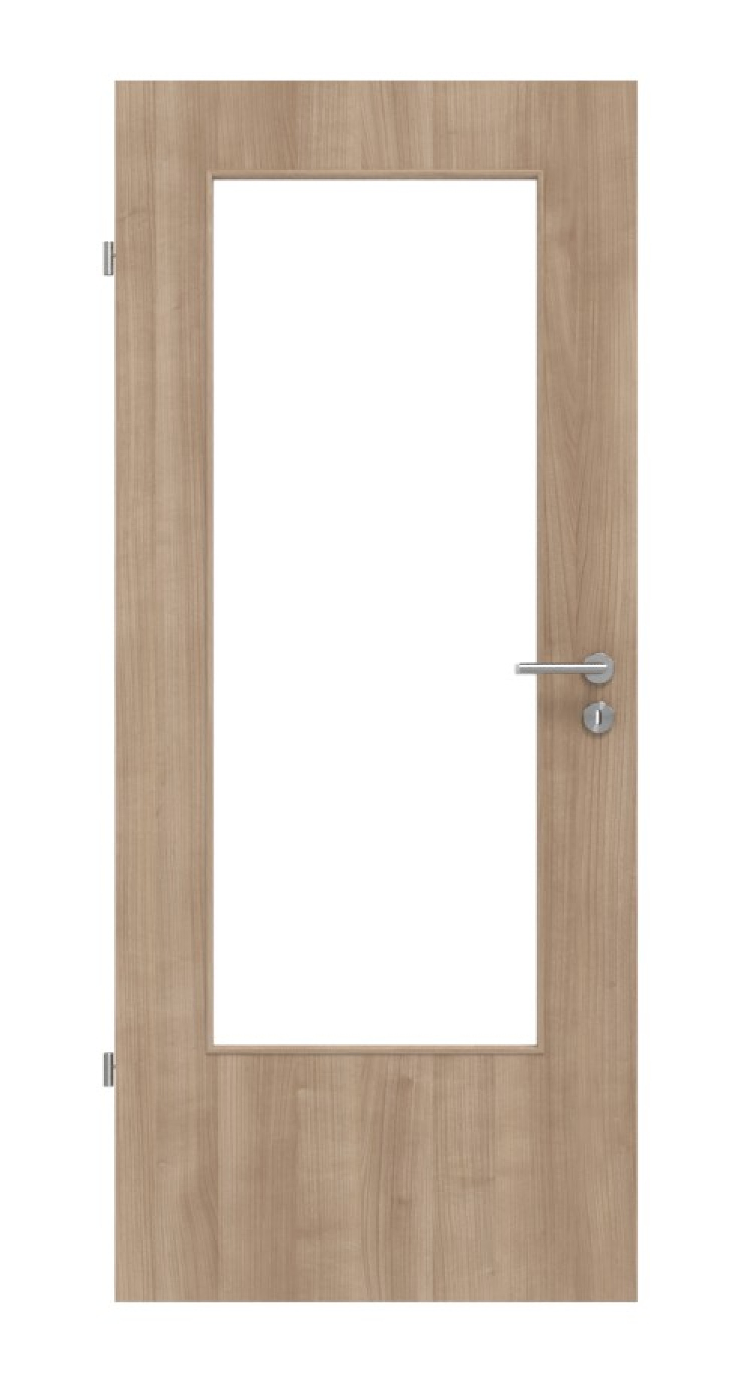 JELD-WEN Feuchtraumtür Acadia Cherry HPL-Urban mit Lichtausschnit LÖ-23