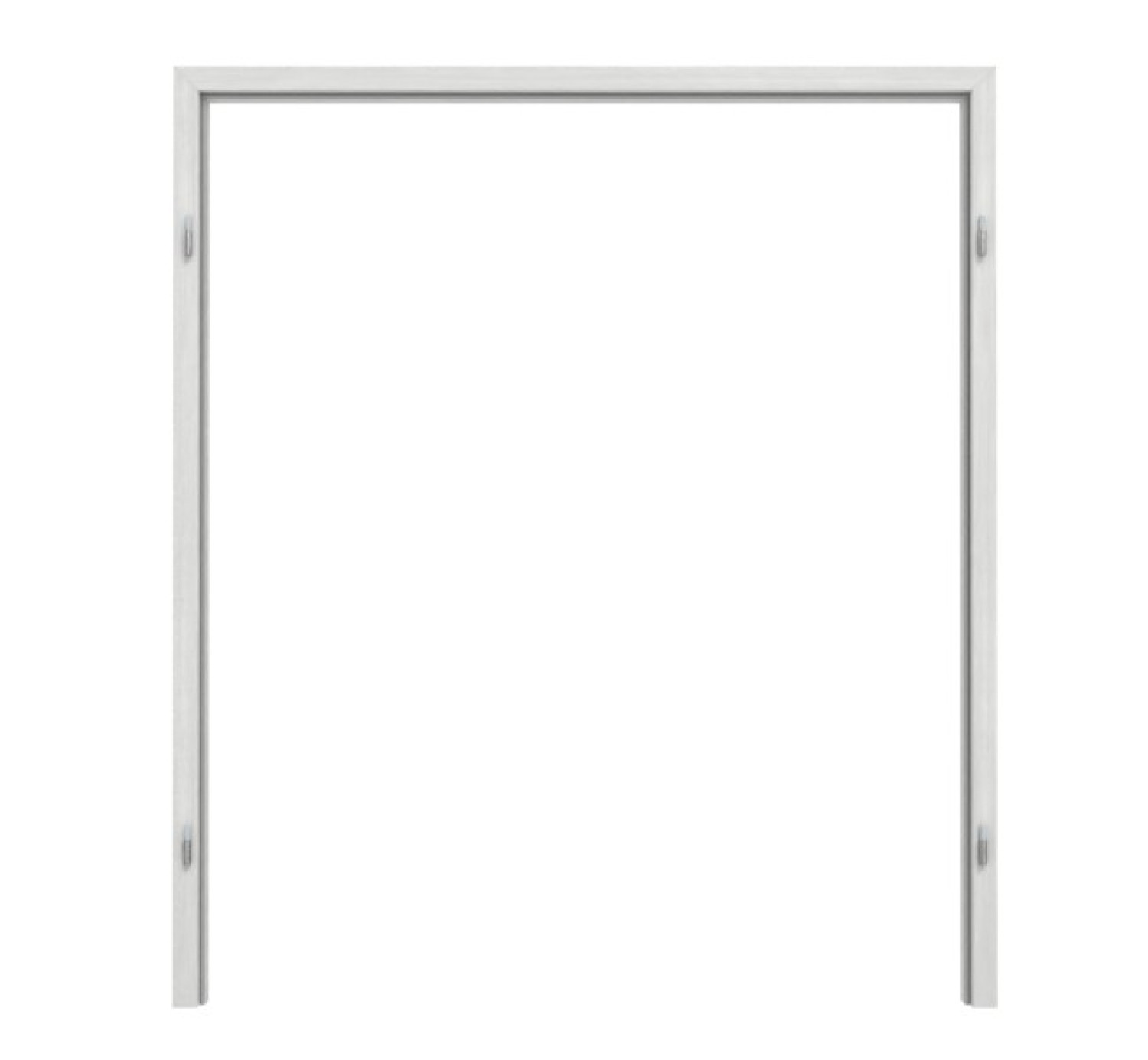 TEUTO Blockrahmen für Doppelflügeltüren Authentic Grigio CPL mit runder Kante