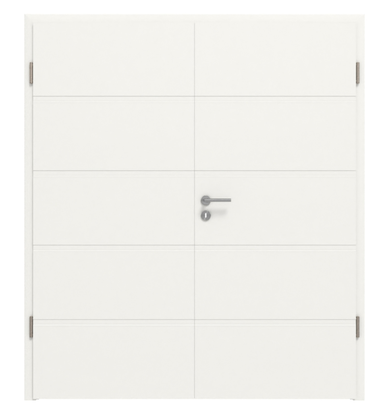 Doppelflügeltür Cofi Premium Weißlack RAL 9016 03 mit Zarge
